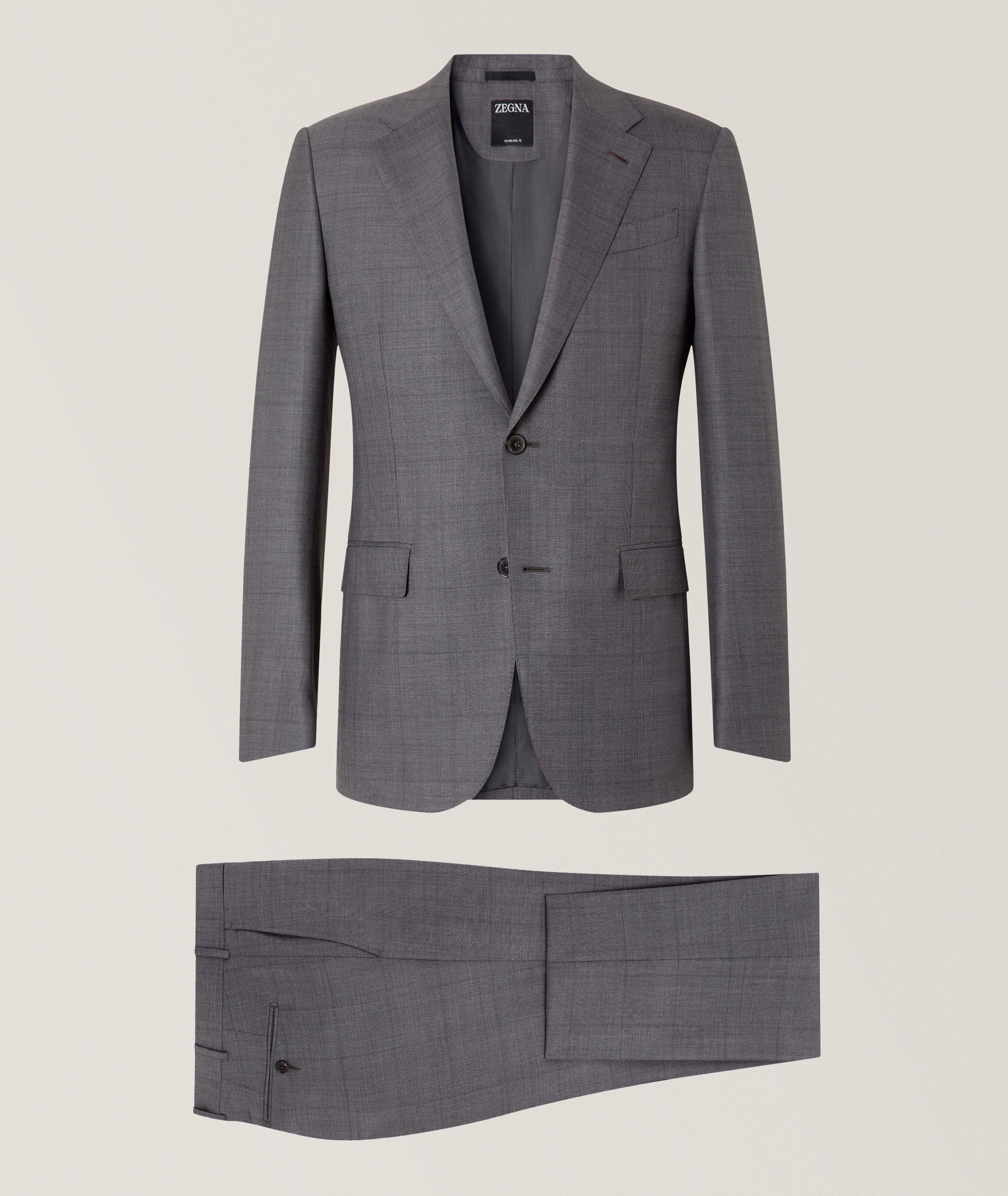 ZEGNA Trofeo Wool Sartorial Mélange Suit | Suits | Harry Rosen