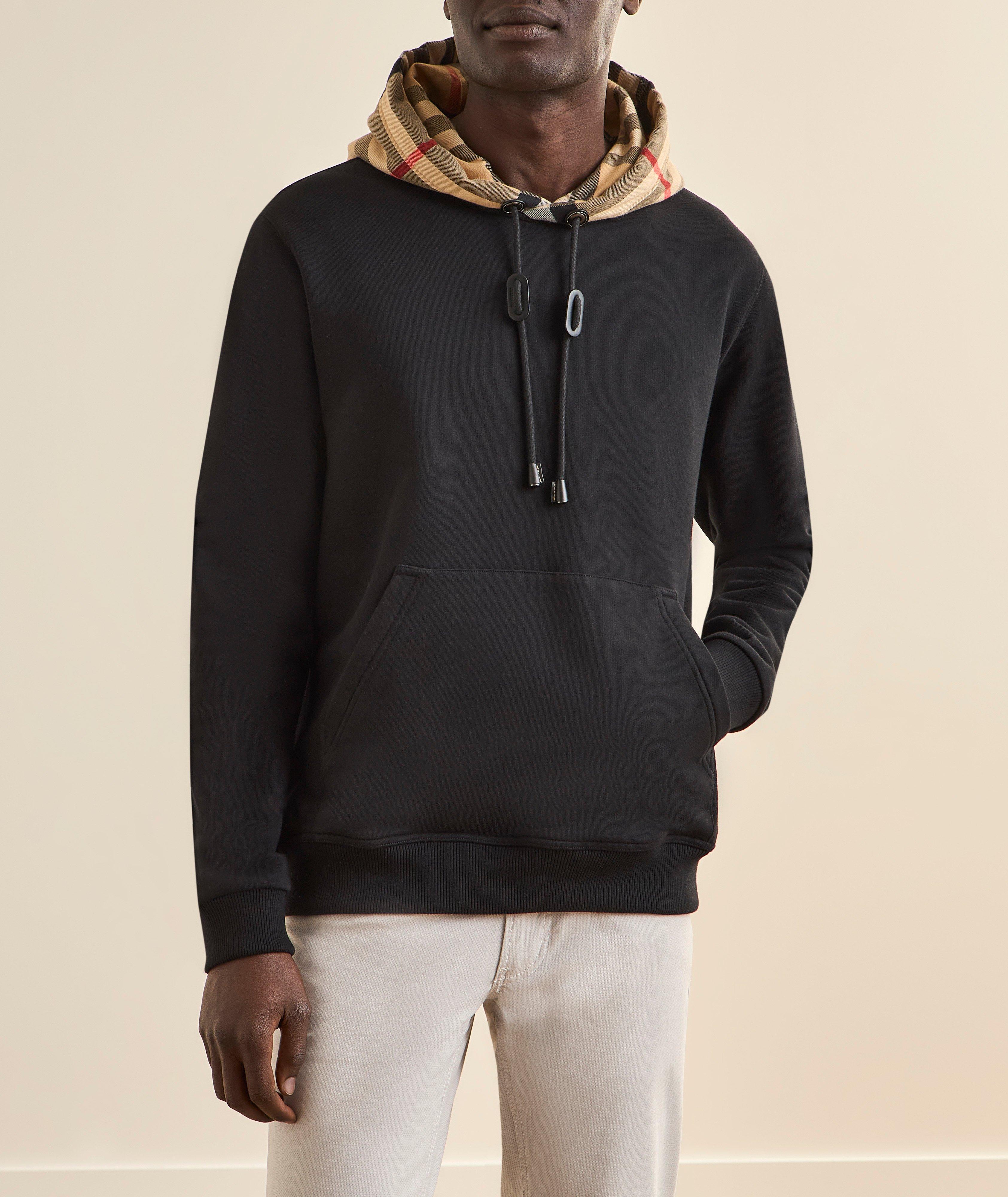 Samuel Checked Hooded Sweatshirt  image 2