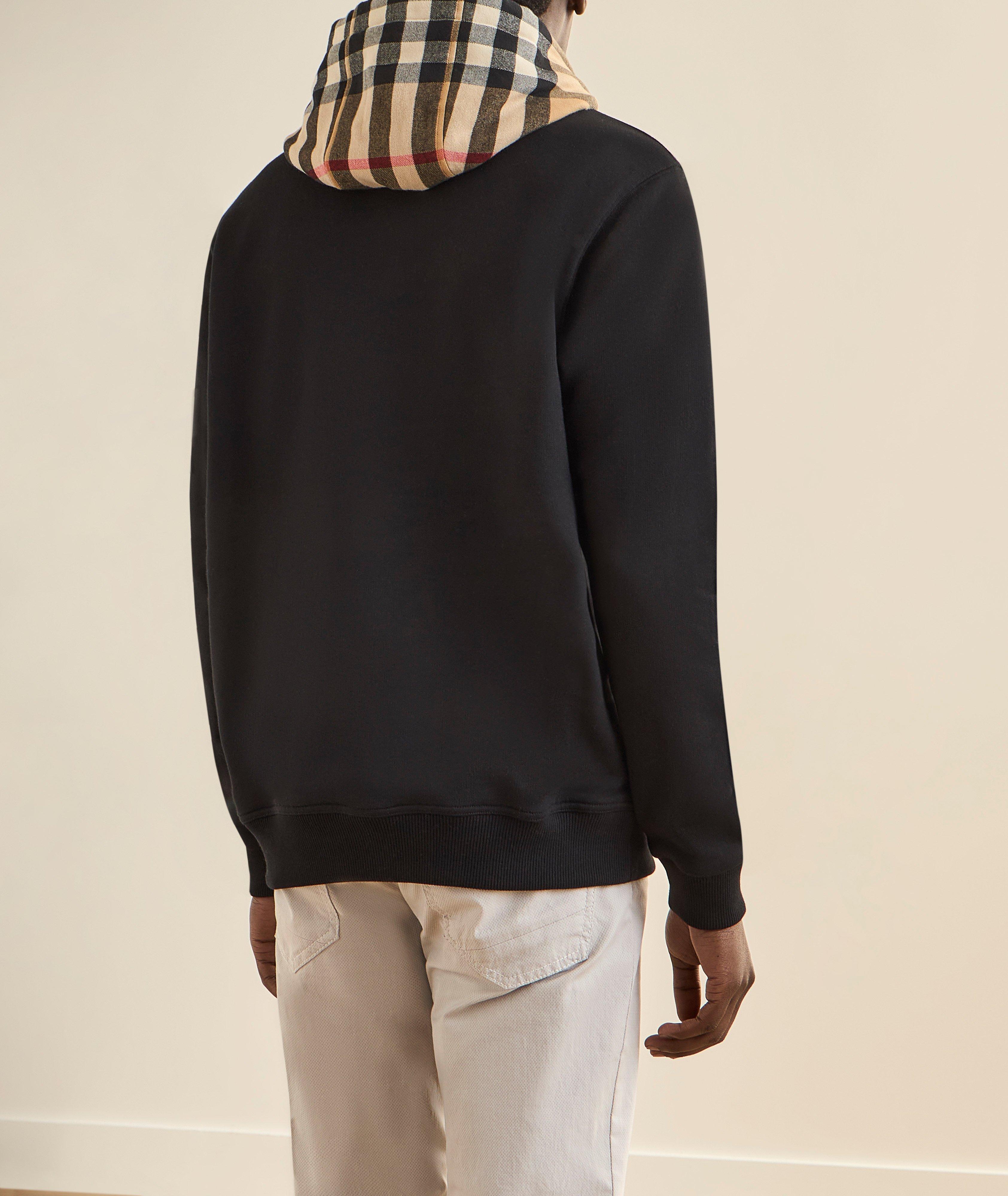 Samuel Checked Hooded Sweatshirt  image 3