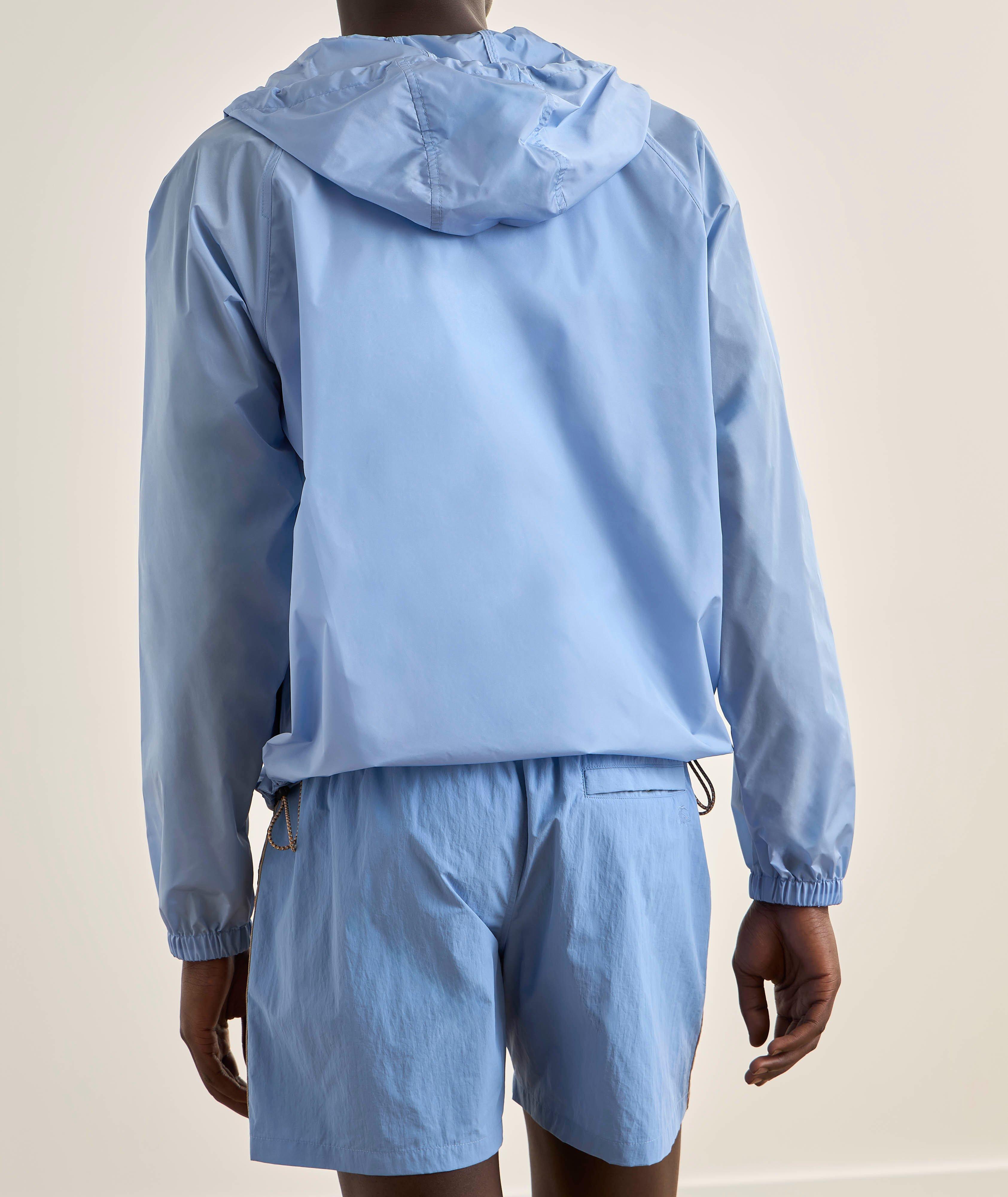 Checked-Tape Hooded Jacket image 2