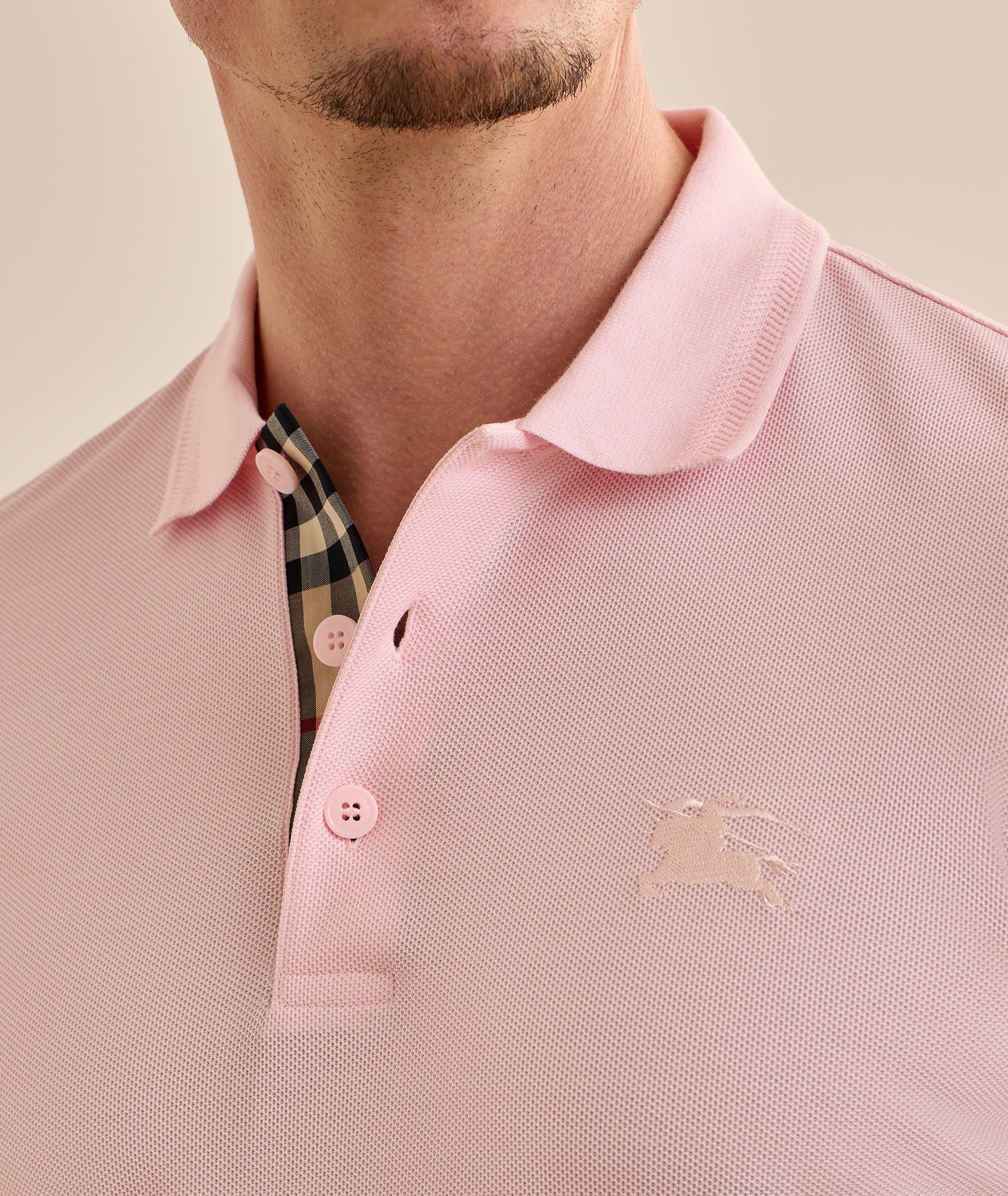 Checked Placket Cotton Polo  image 3