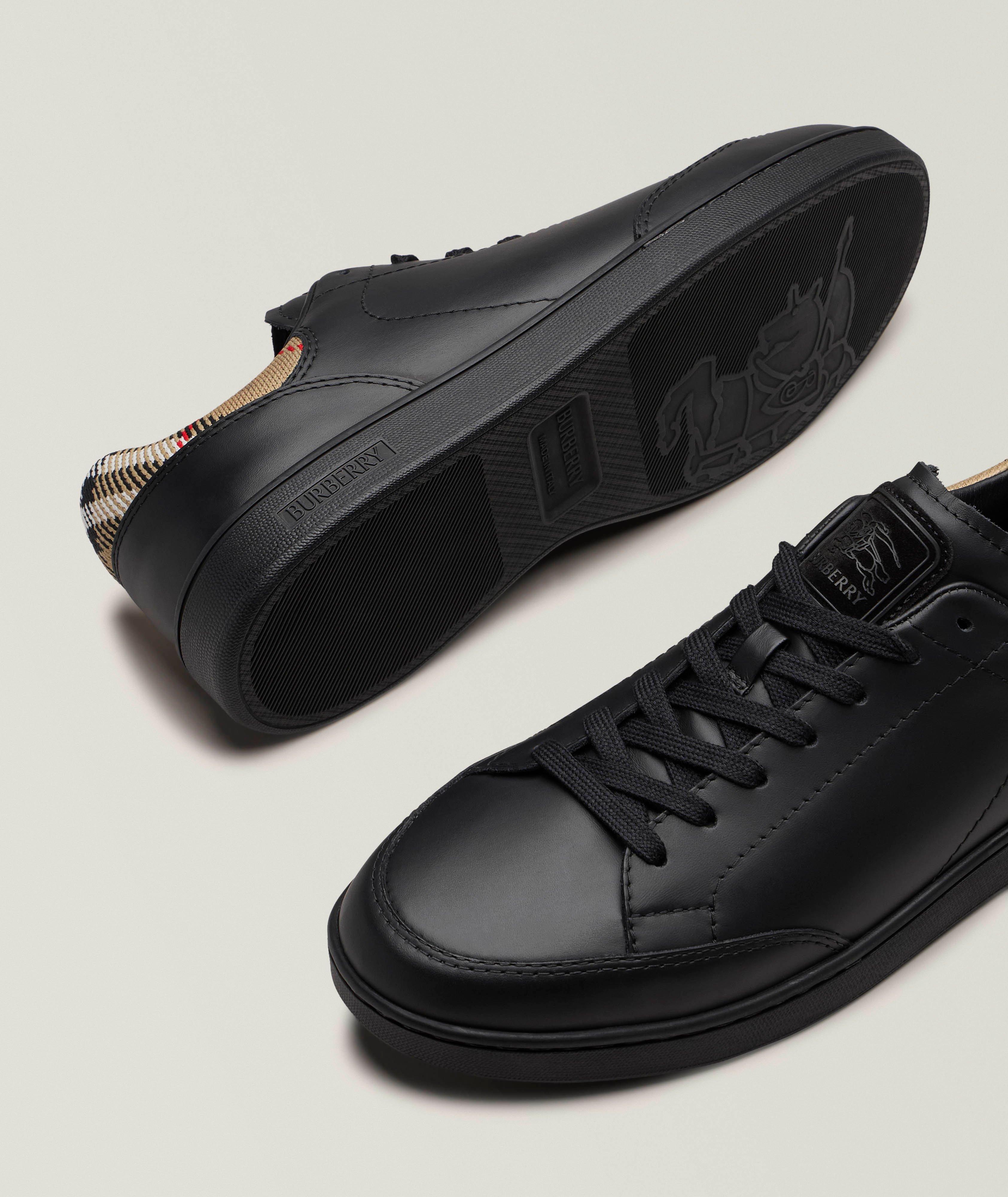 Check Leather Set Sneakers image 3