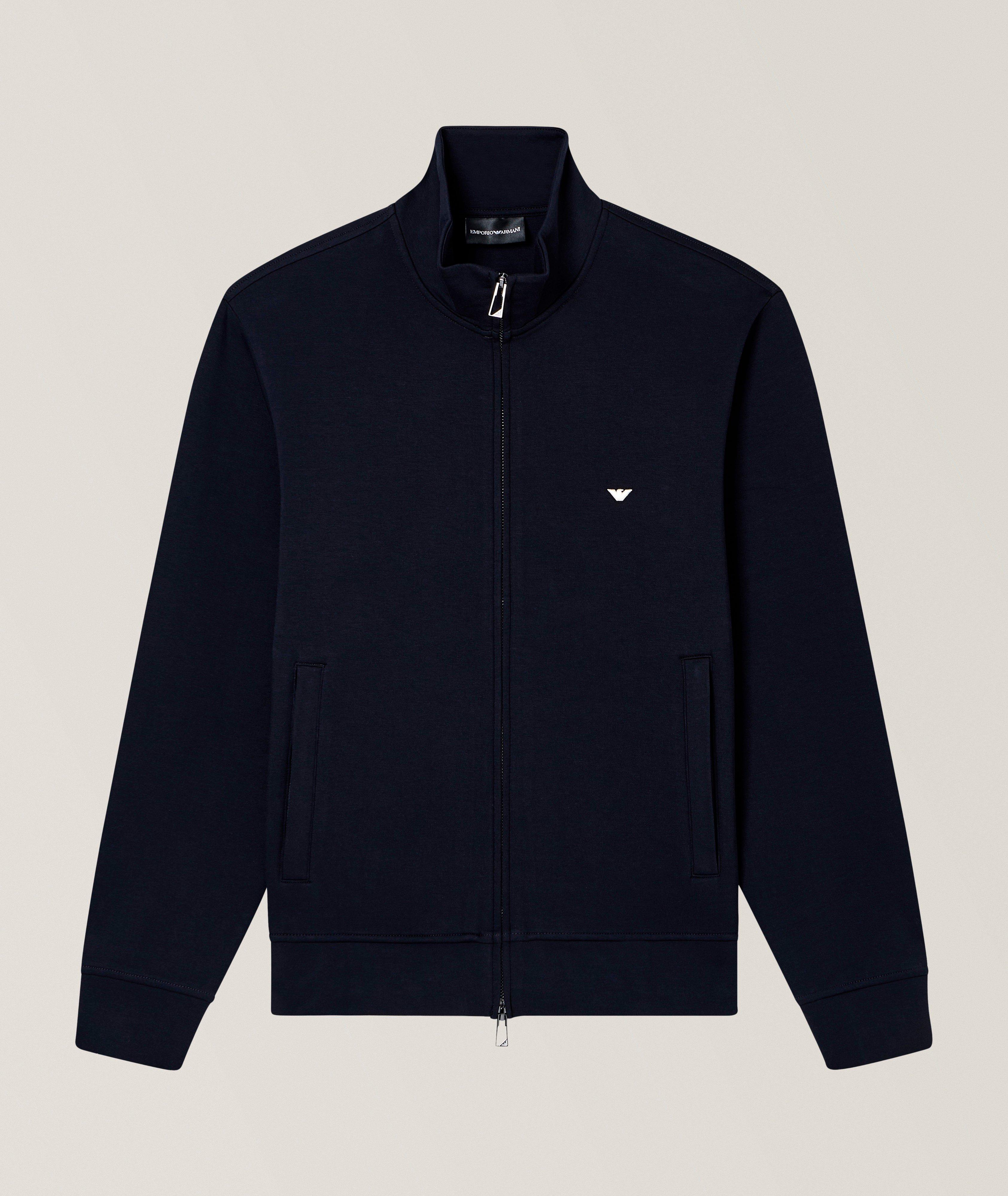 Emporio Armani Travel Essentials Full-Zip Sweatshirt | Sweaters