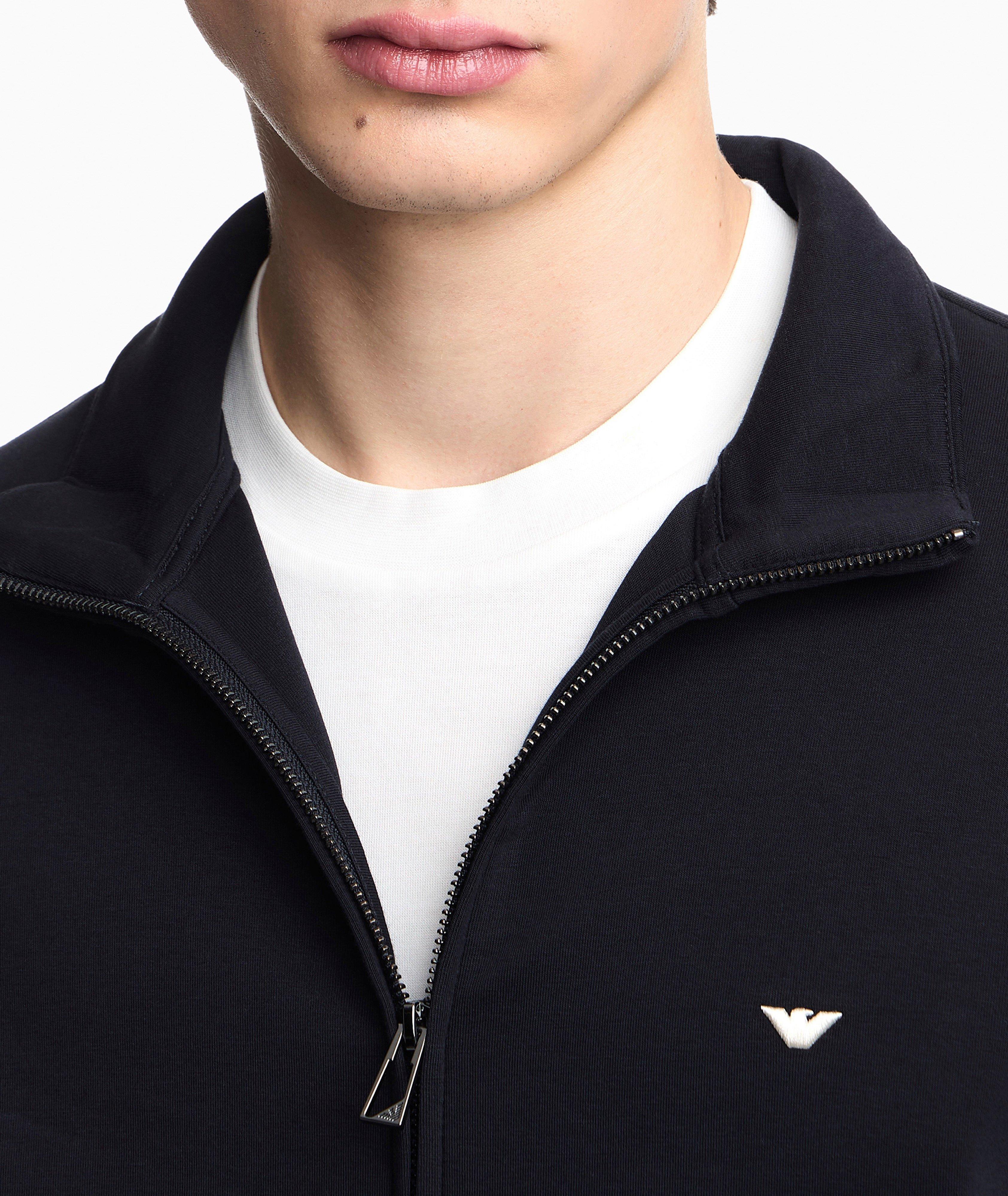 Emporio Armani Travel Essentials Full-Zip Sweatshirt | Sweaters