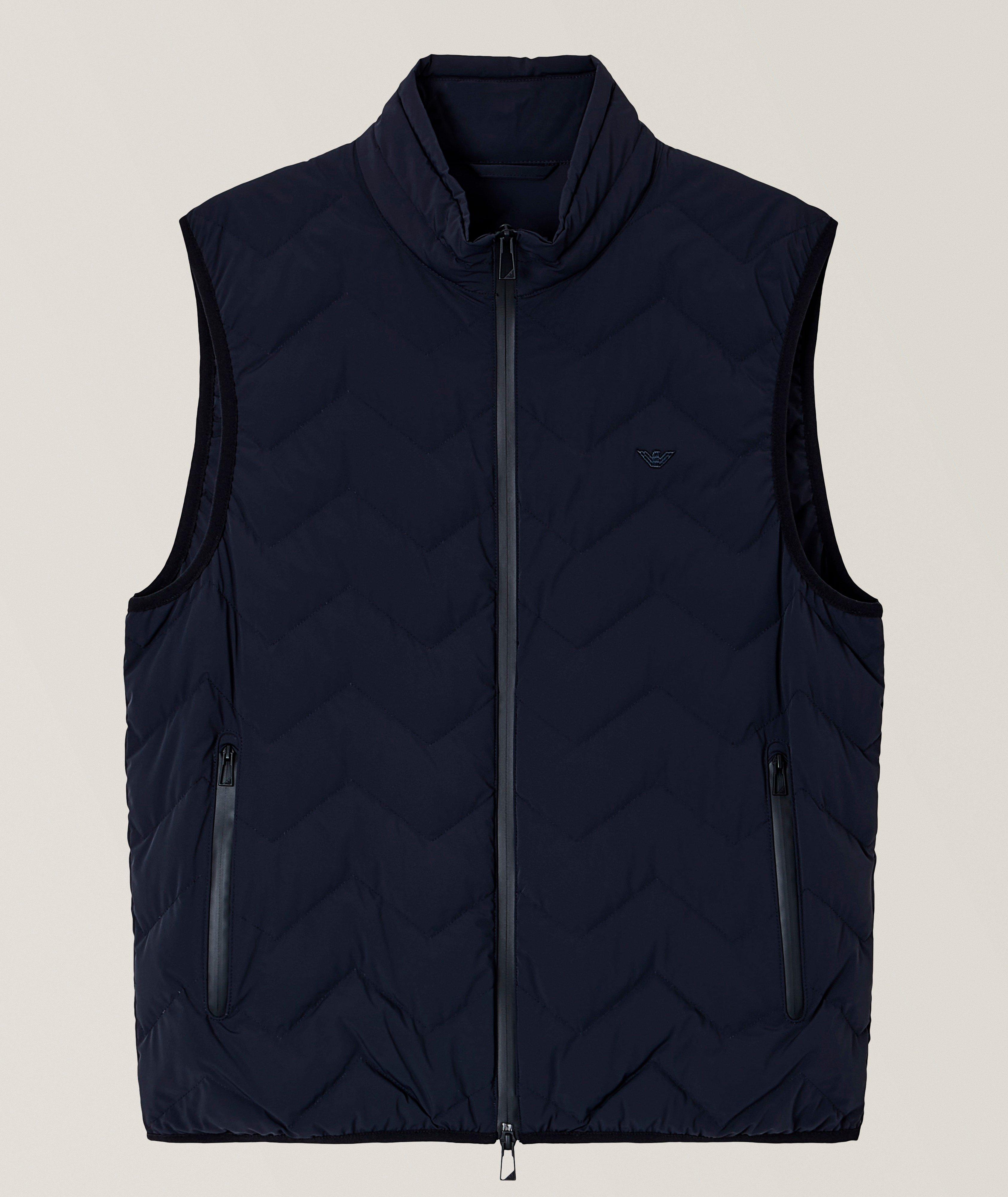 Water-Repellent Quilted Down Vest image 0