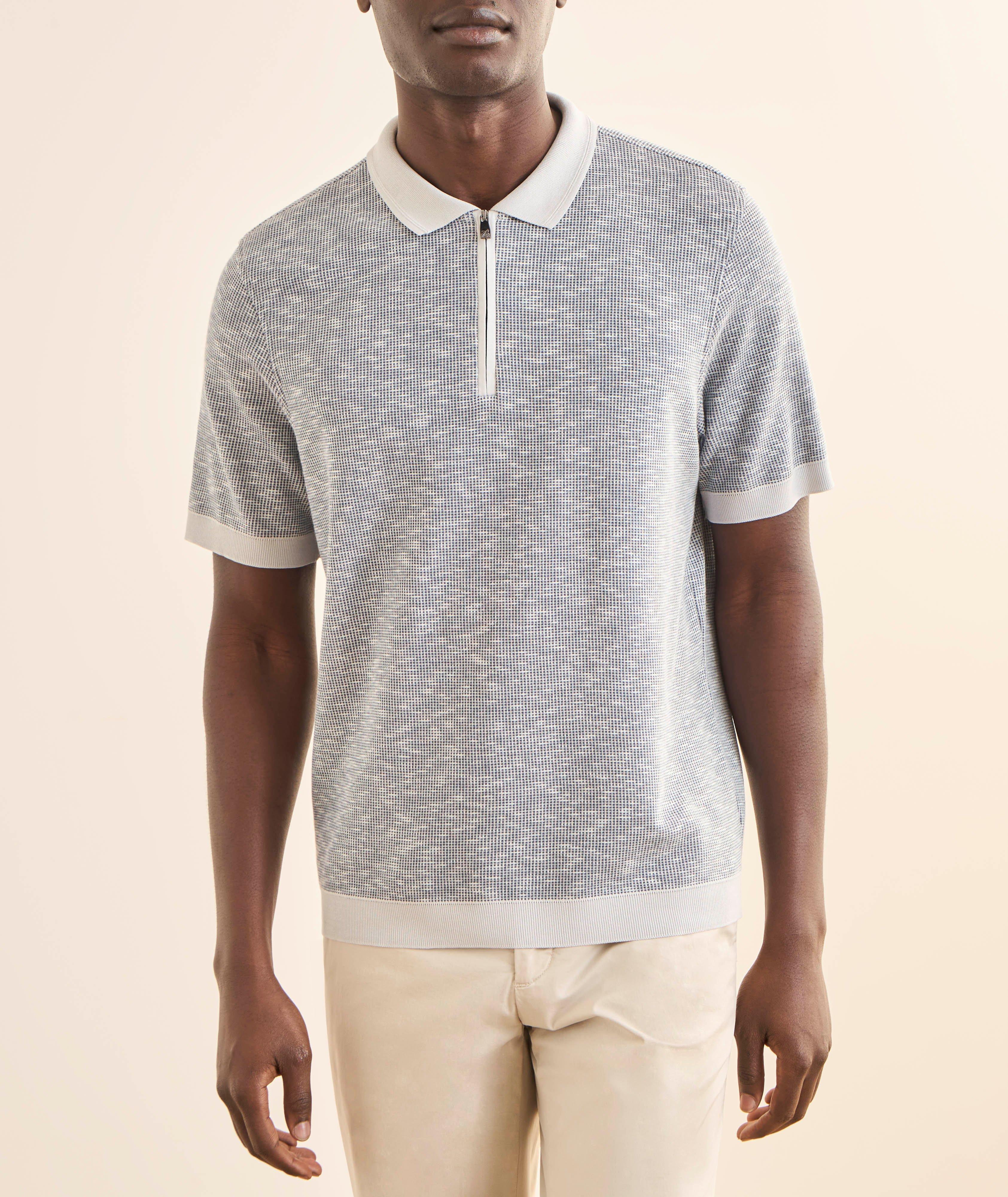 Cotton Quarter-Zip Polo    image 1