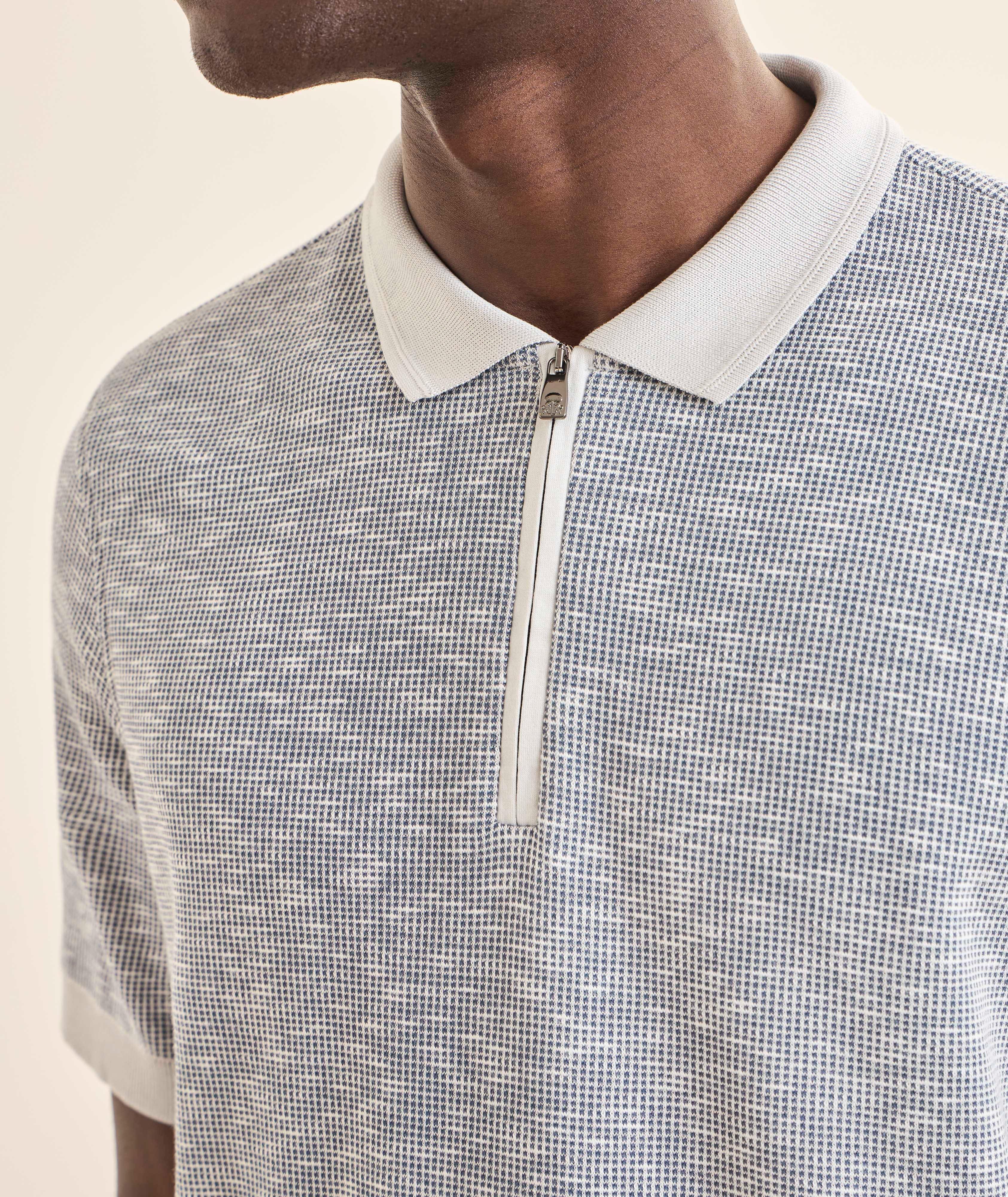 Cotton Quarter-Zip Polo    image 3