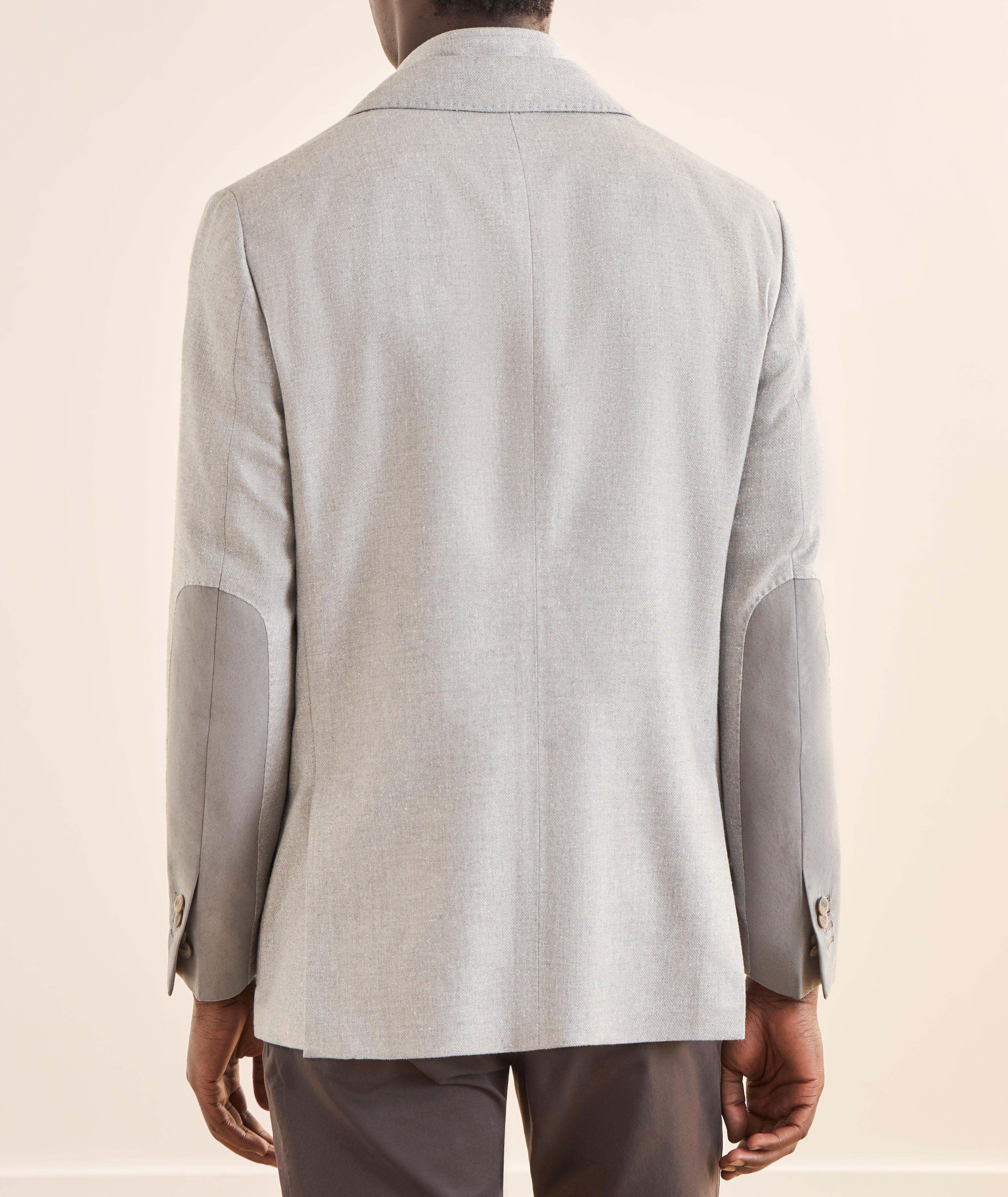 Removable-Bib Silk-Wool Sport Jacket image 2