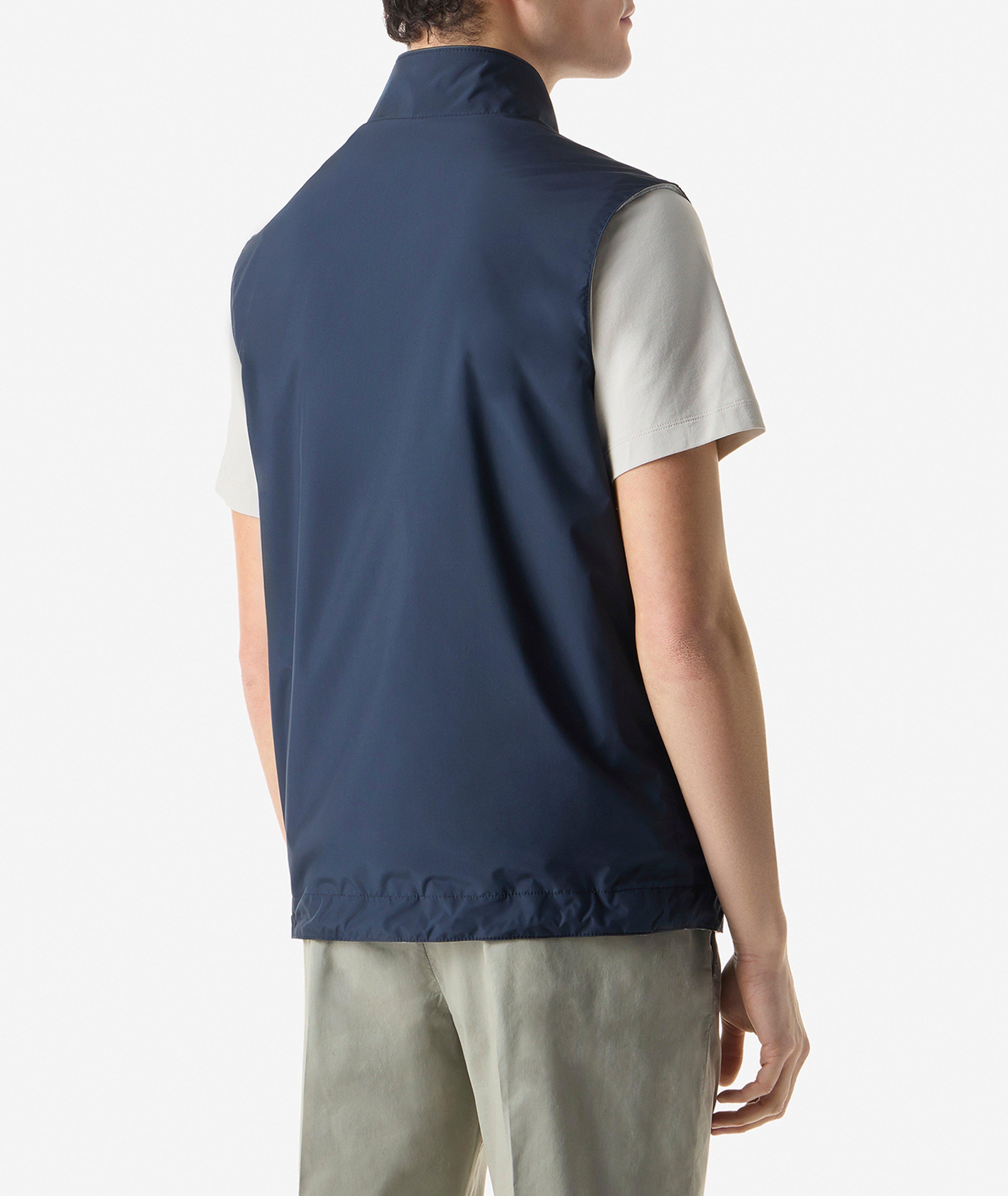 Reversible Cotton-Blend Vest image 2