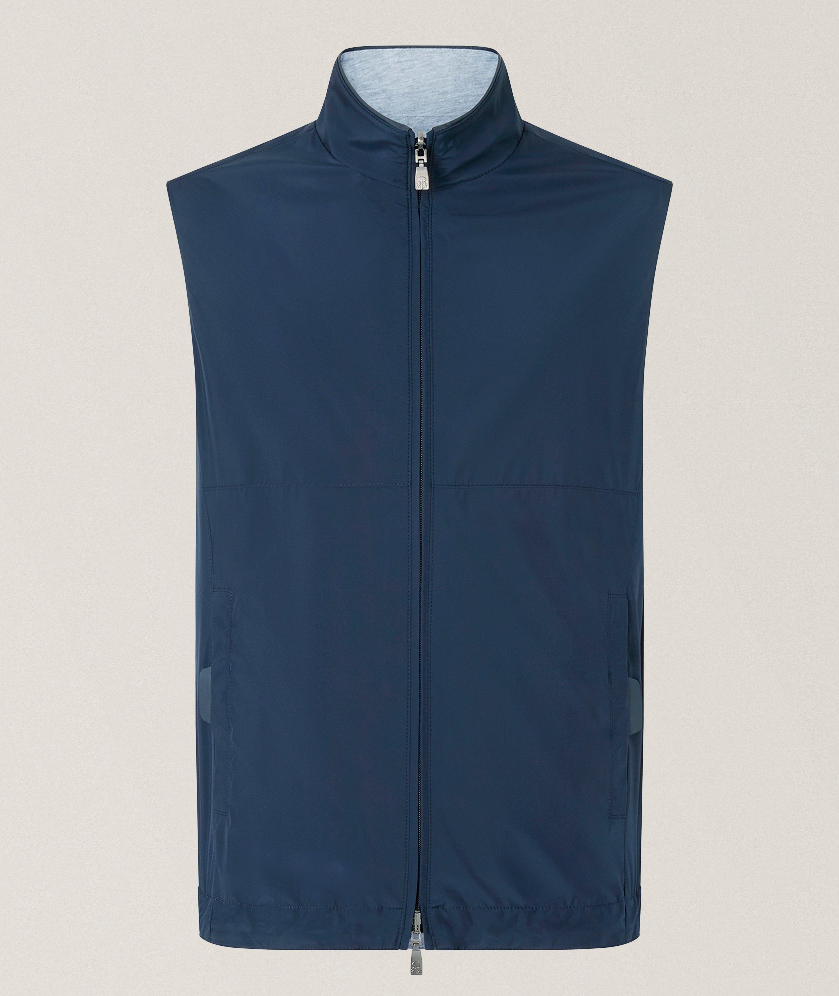 Corneliani Reversible Cotton-Blend Vest