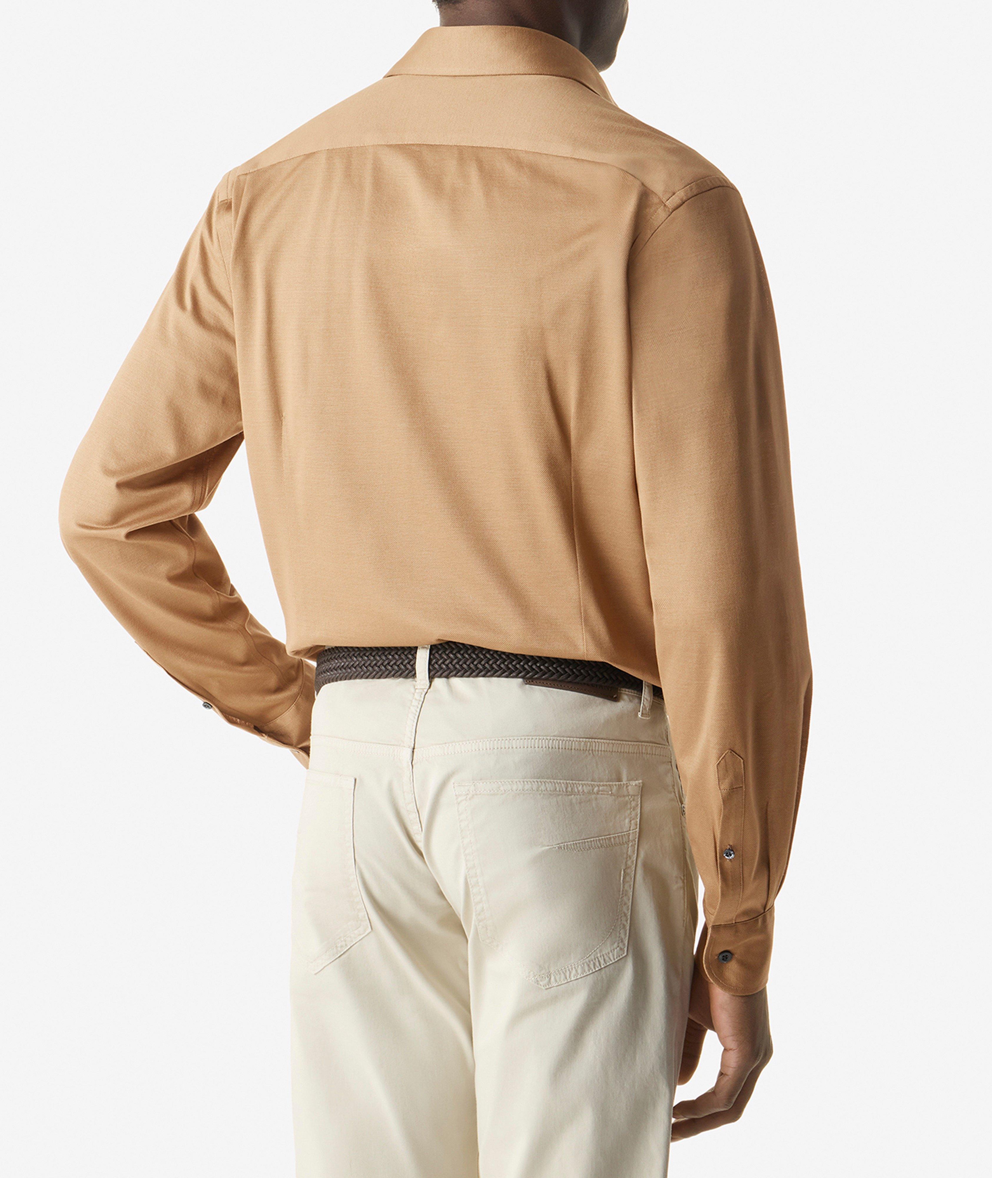 Chemise coton jersey piqué image 2