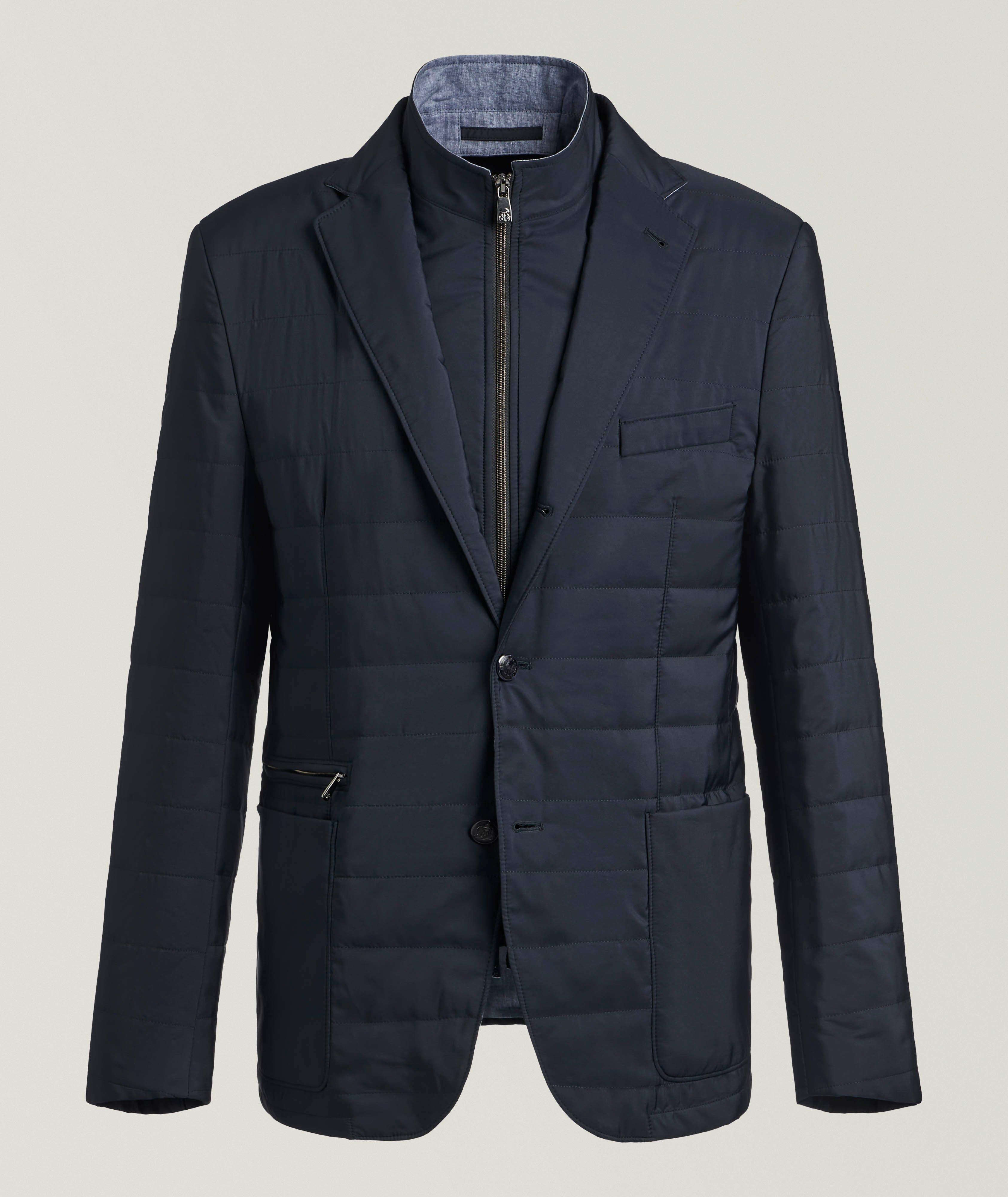 Corneliani Quilted Tech Bib Sport Jacket