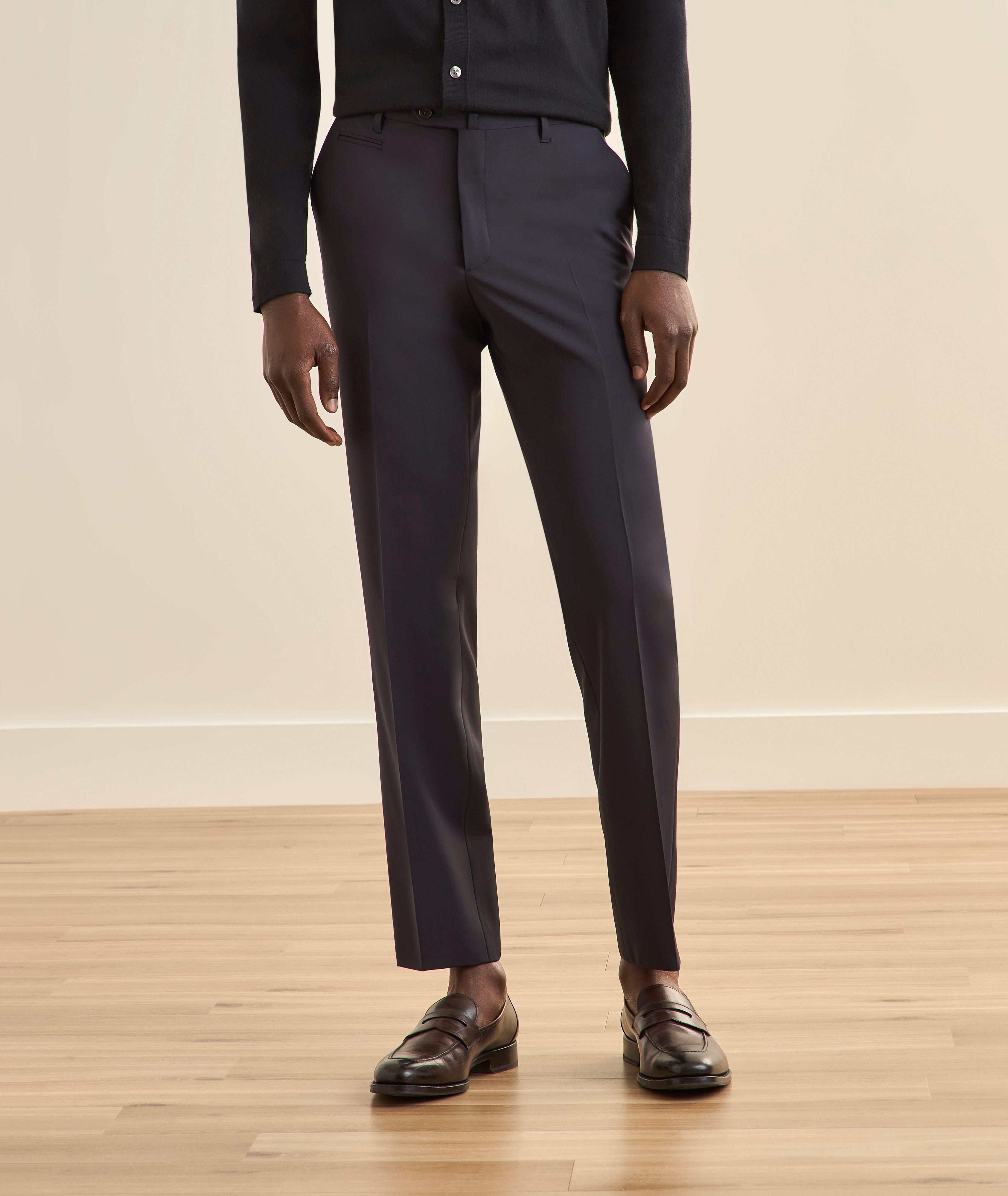Stretch-Virgin Wool Dress Pants image 1