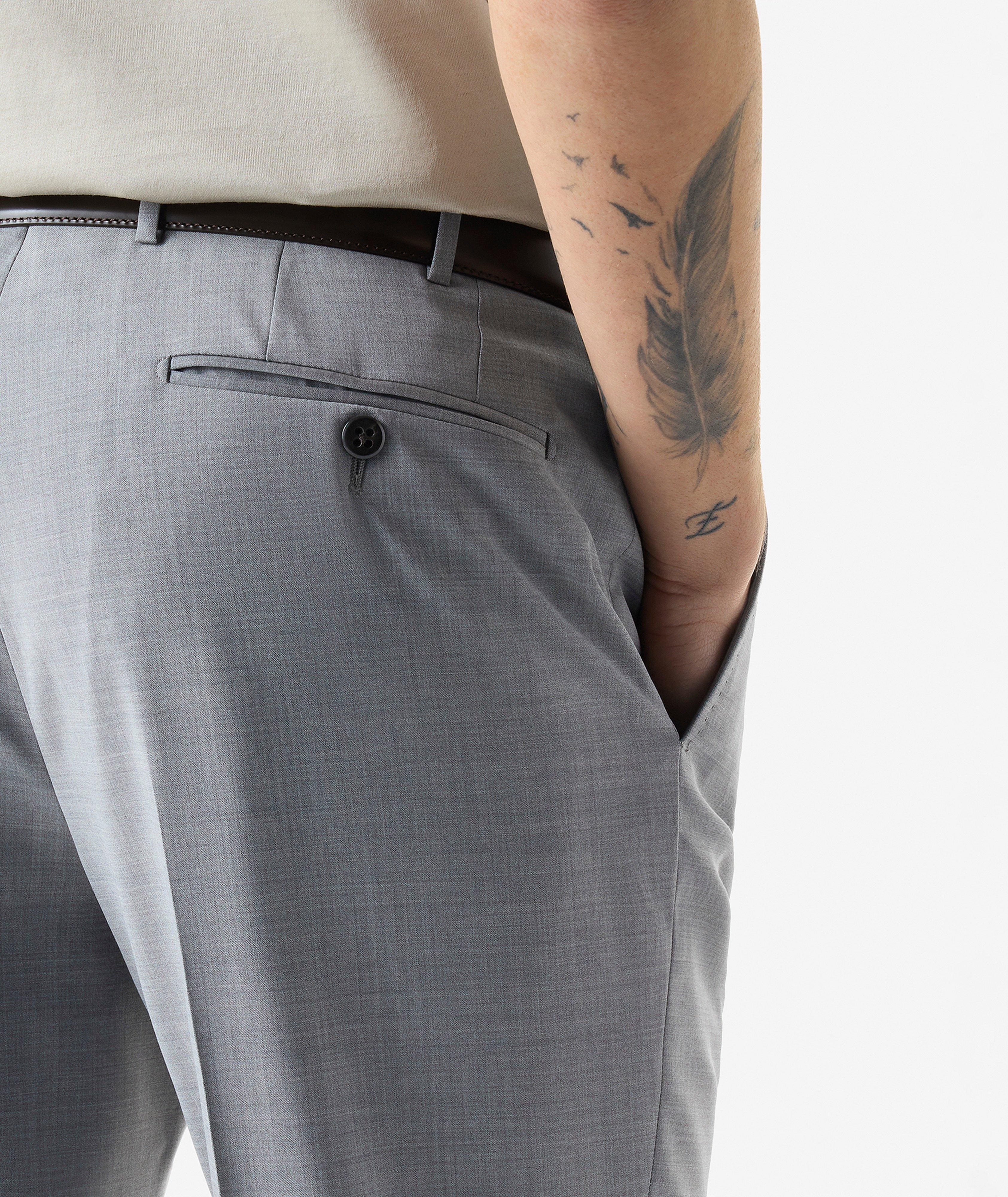 Stretch-Virgin Wool Pants  image 3