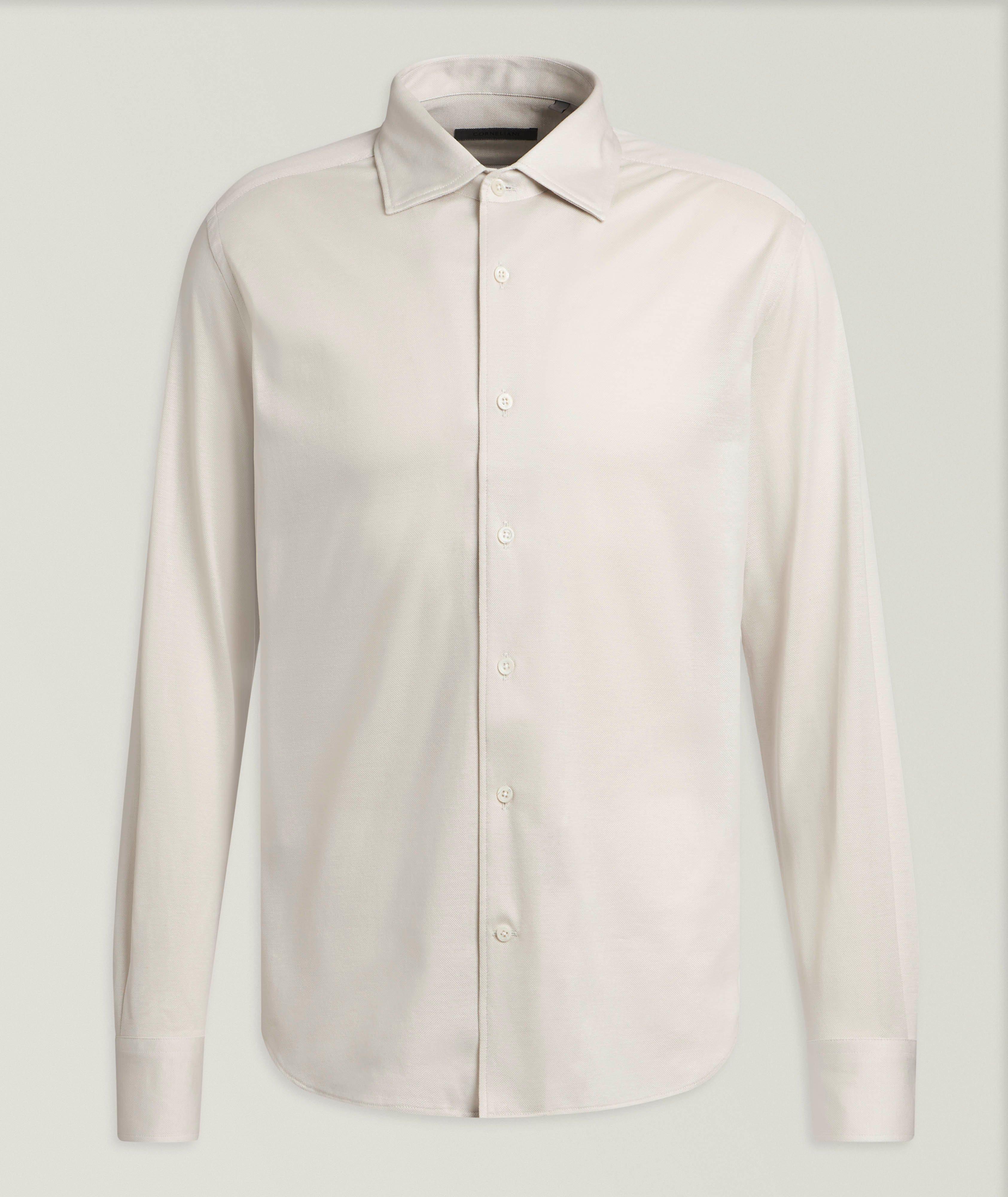 Corneliani Chemise coton jersey piqué