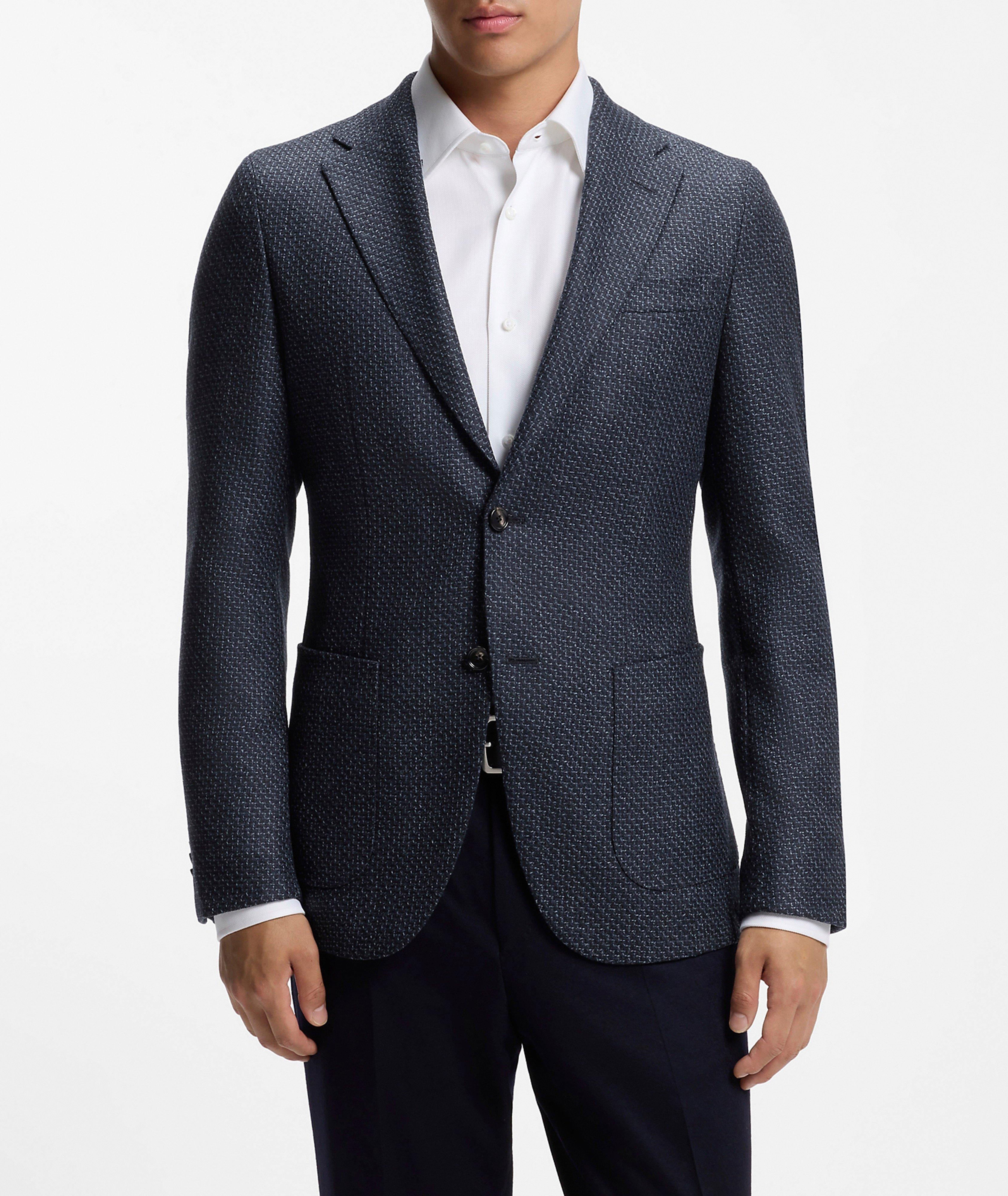 Slim-Fit Heston Patterned Wool Sport Jacket image 1