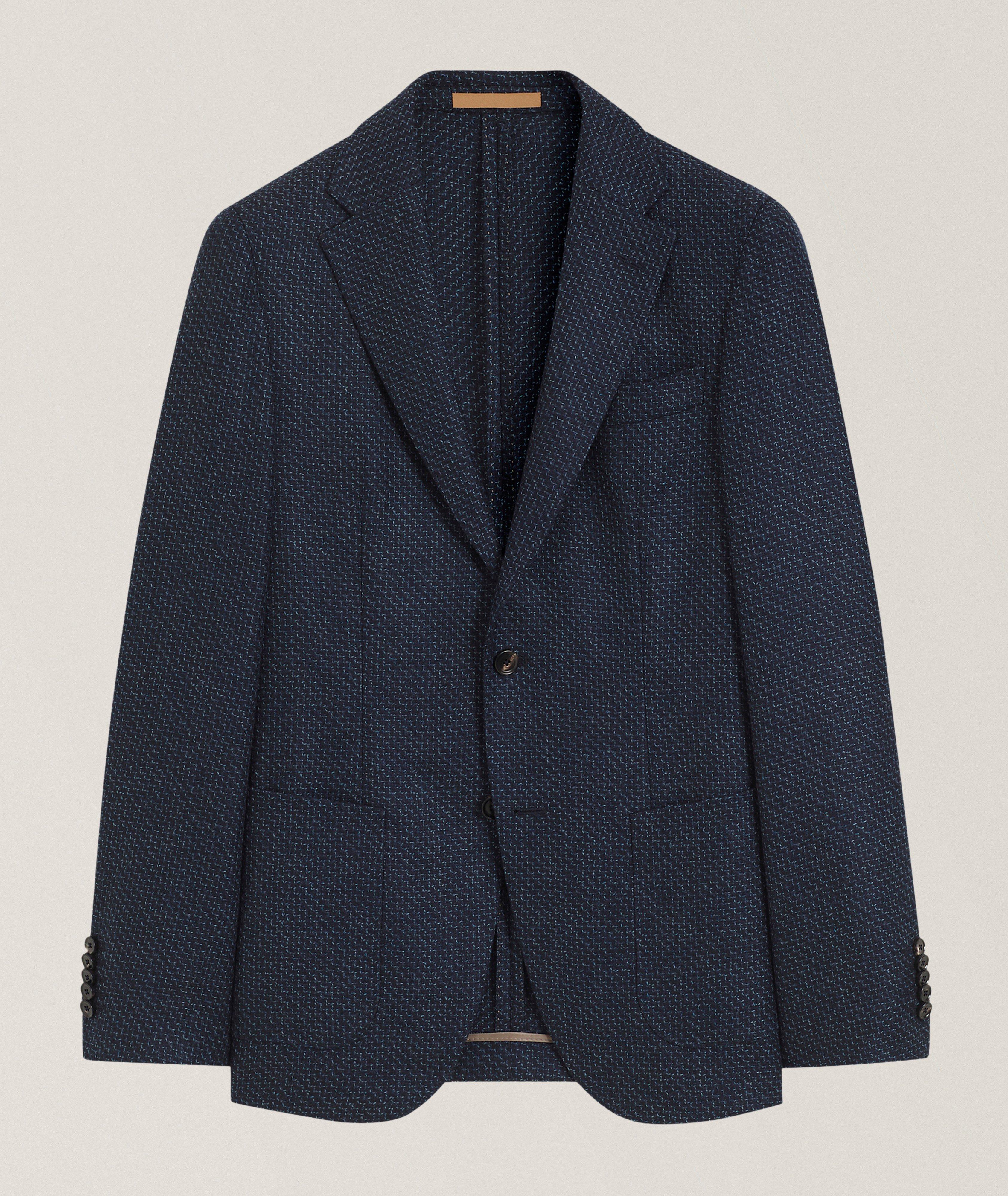 Slim-Fit Heston Patterned Wool Sport Jacket image 0