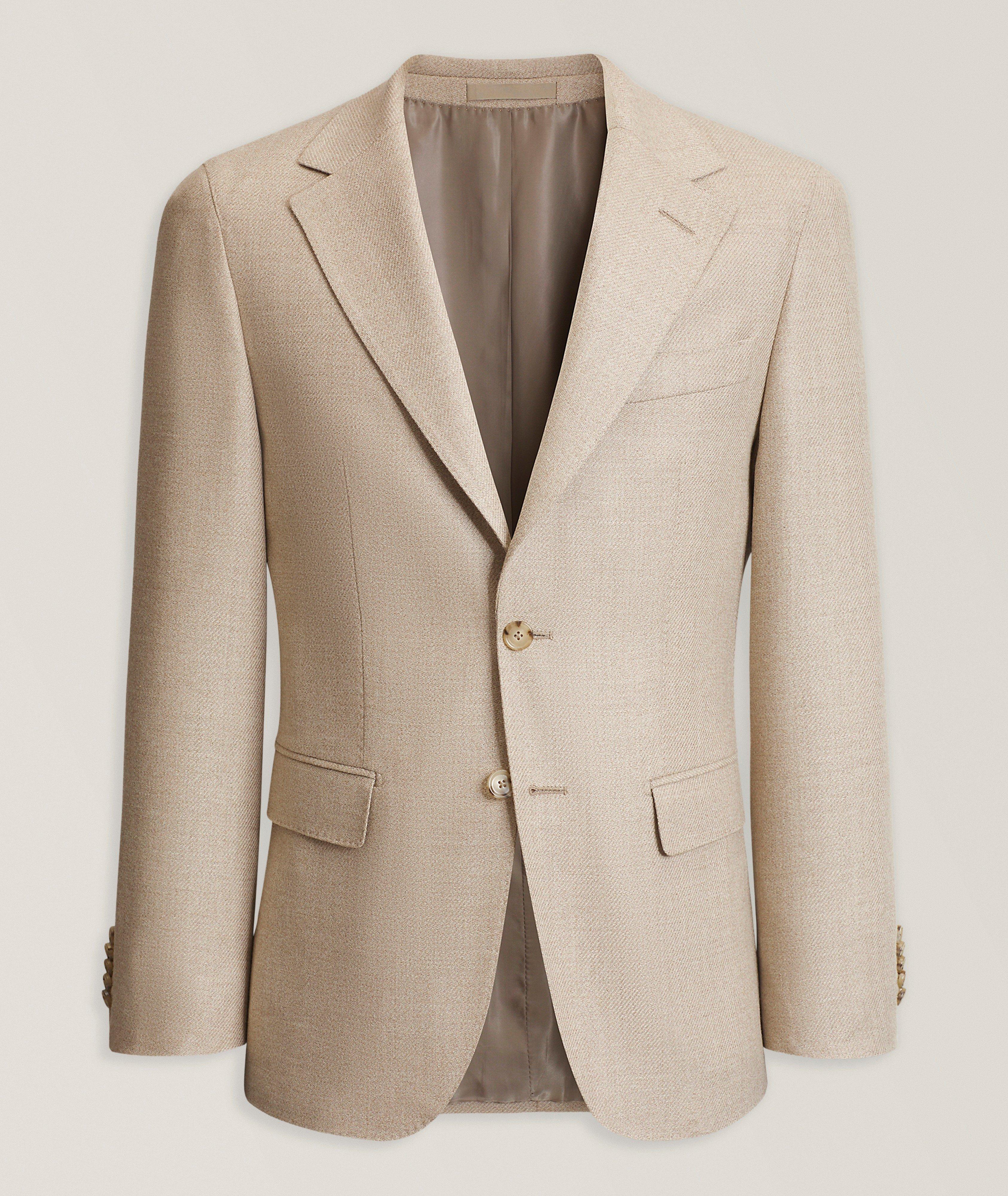 BOSS Regular-Fit Jeff Wool-Silk Sport Jacket