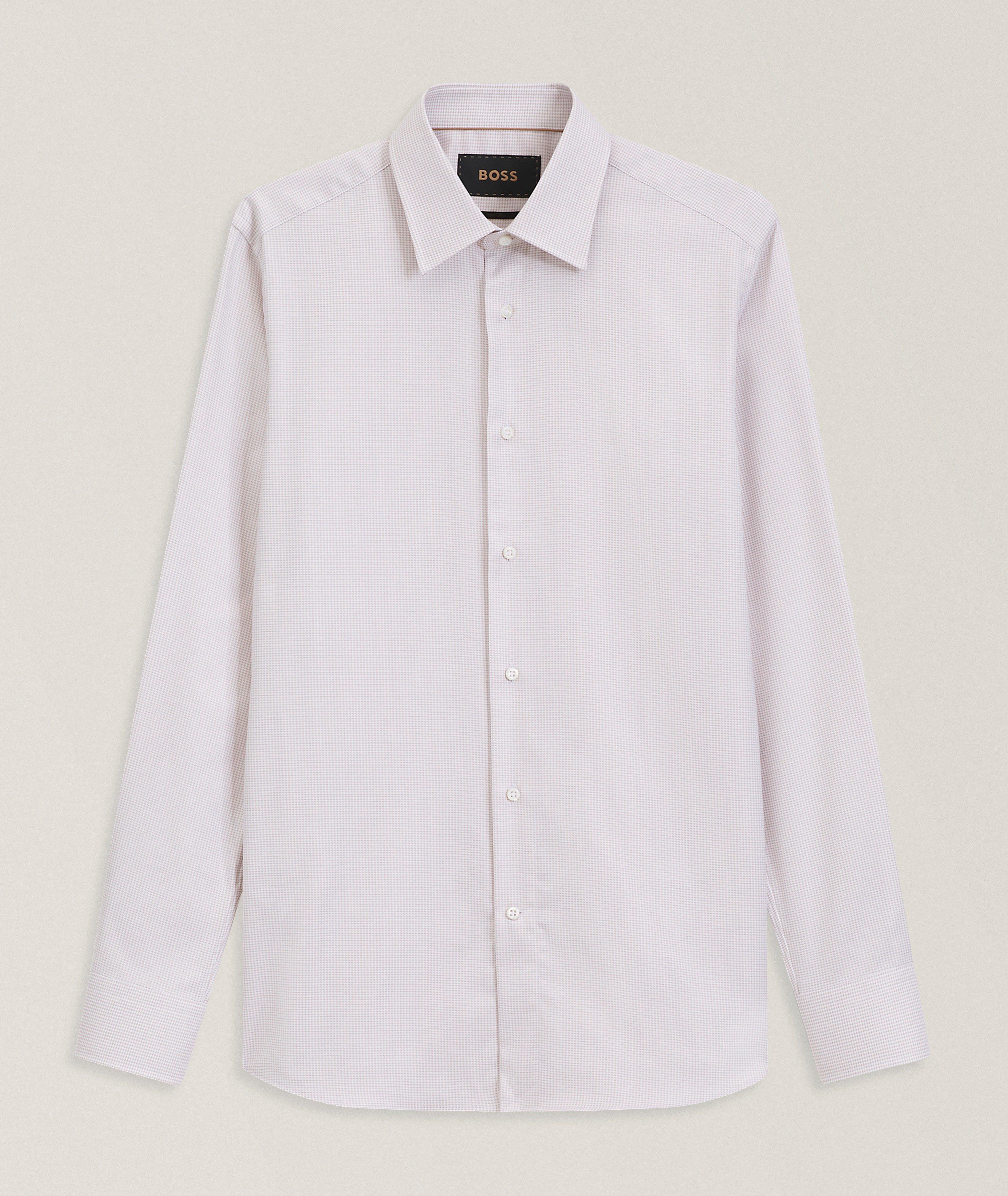 BOSS Chemise habillée coton Hays coupe-ajustée