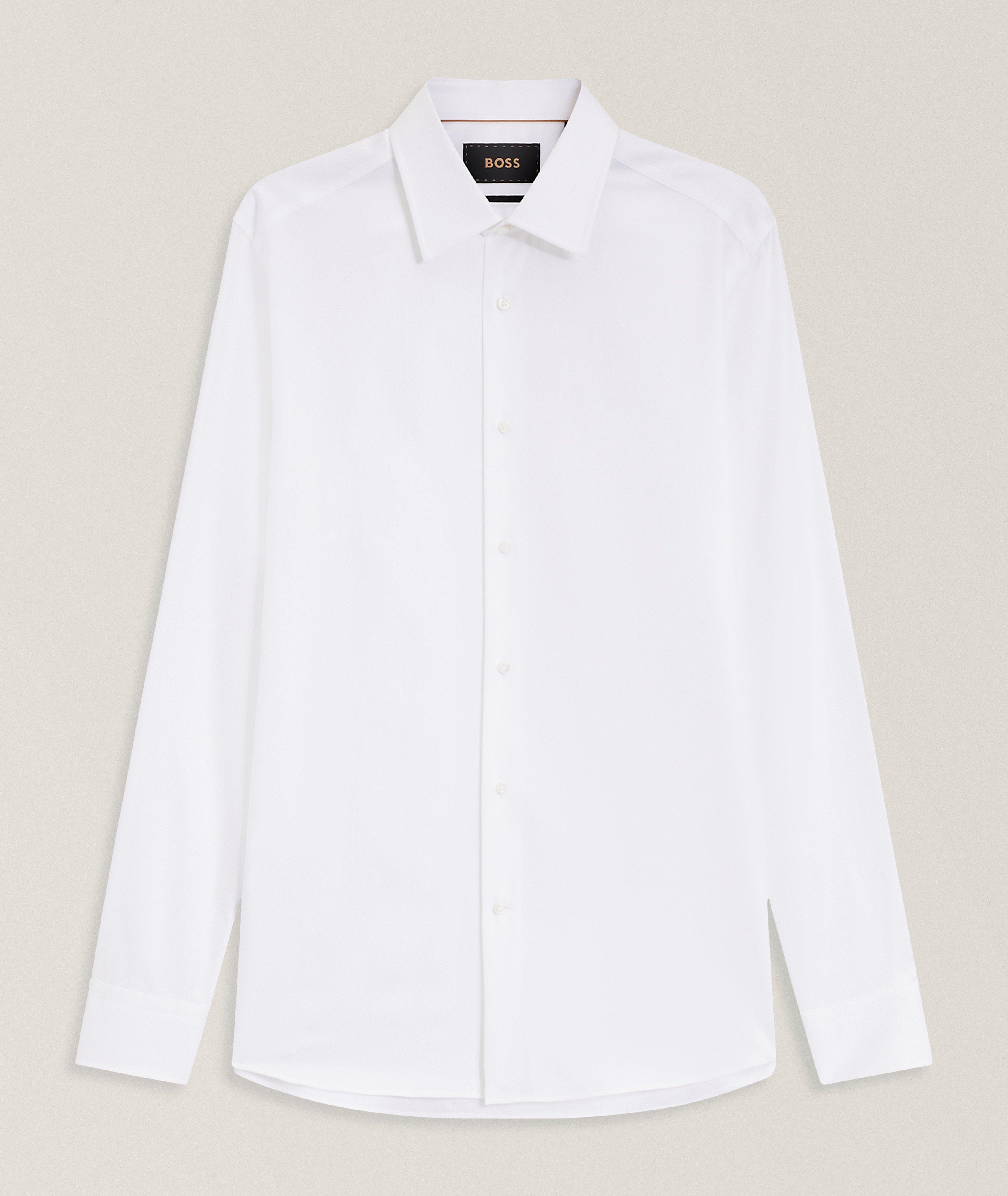 BOSS Chemise habillée coton Hays coupe-ajustée