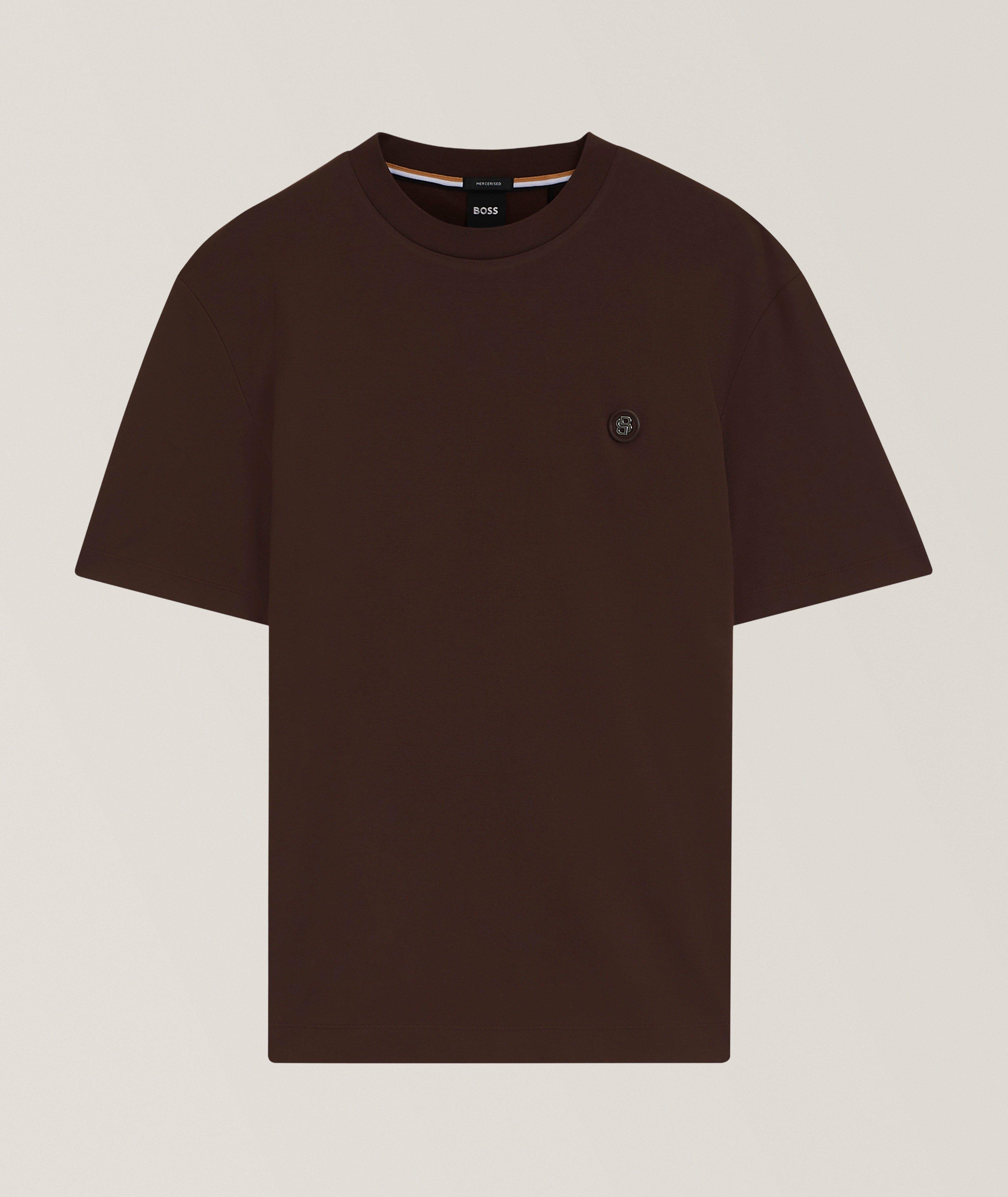 BOSS Taut Mercerized-Cotton Crewneck T-Shirt