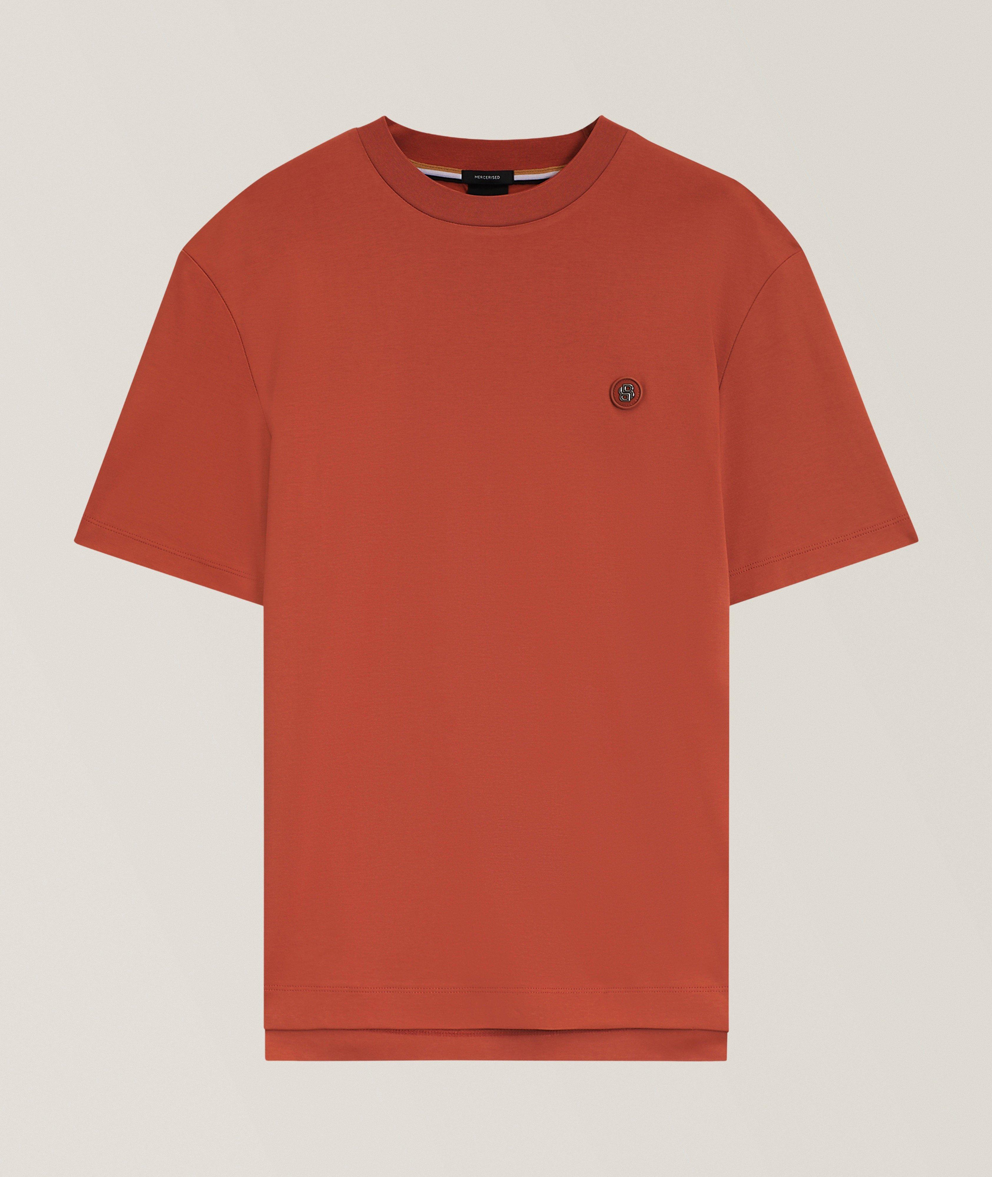 BOSS T-shirt encolure ronde coton-mercerisé Taut