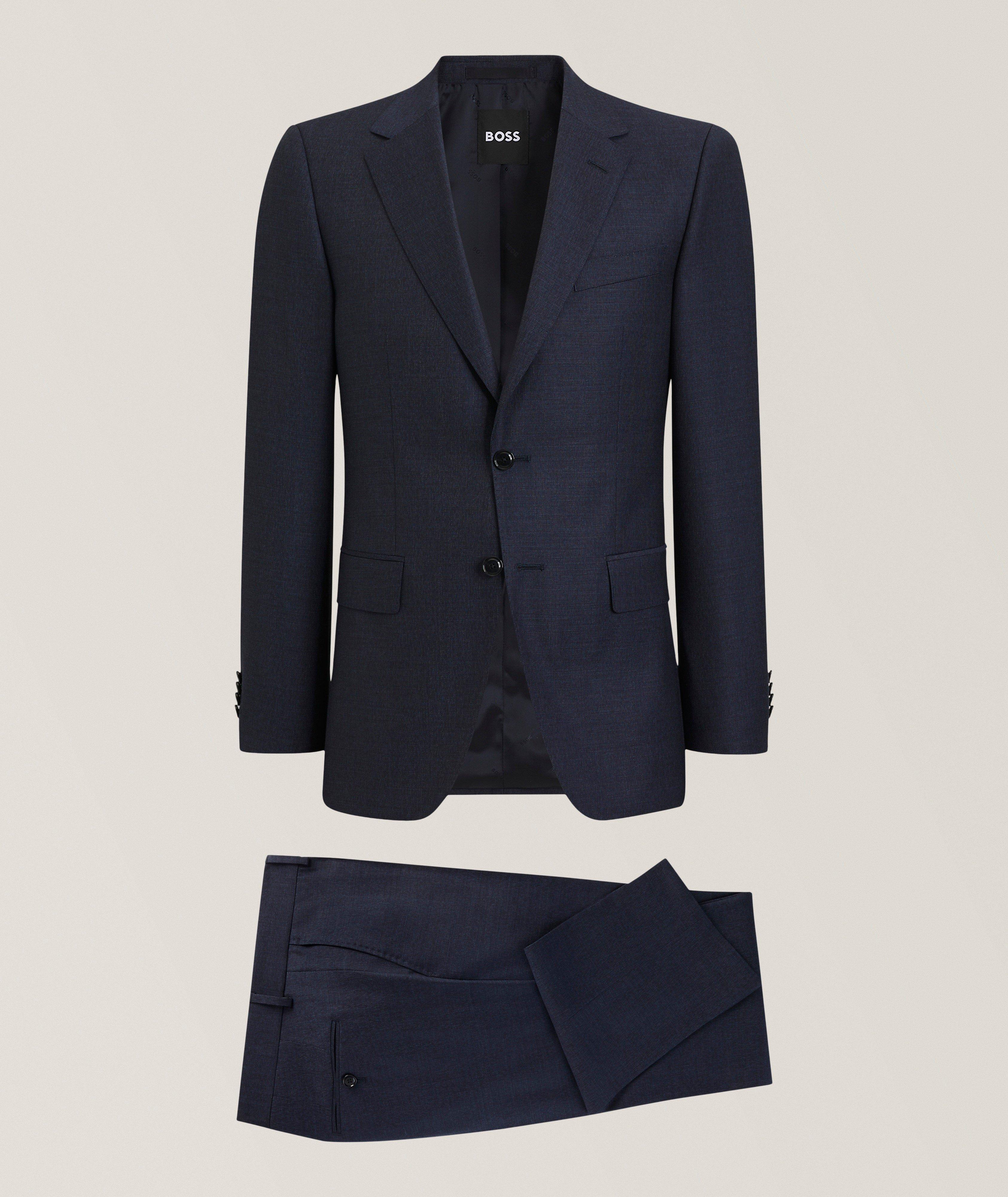 BOSS Slim-Fit Stretch-Wool Suit