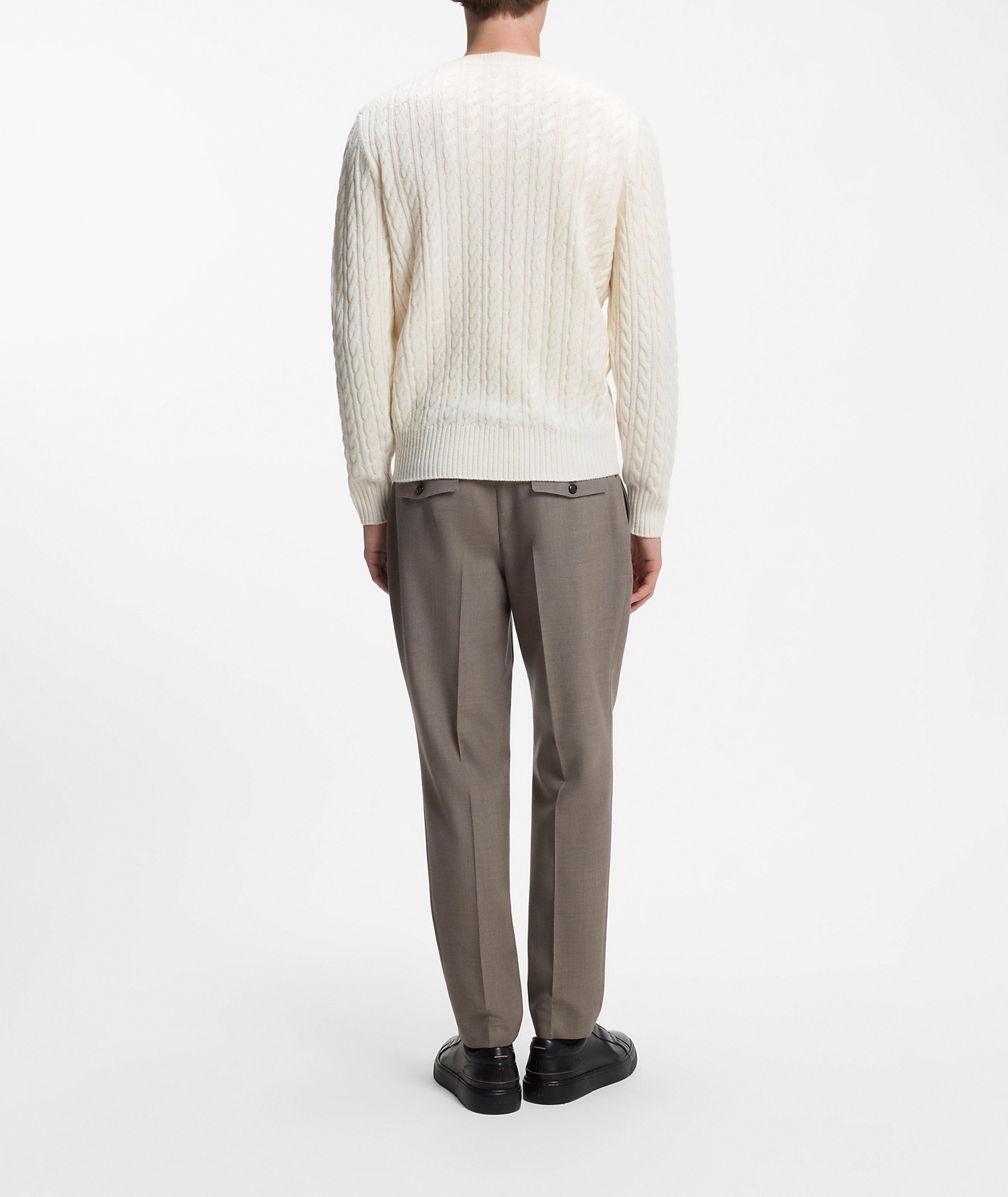 Furlan Cable Knit Wool-Cashmere Sweater image 2