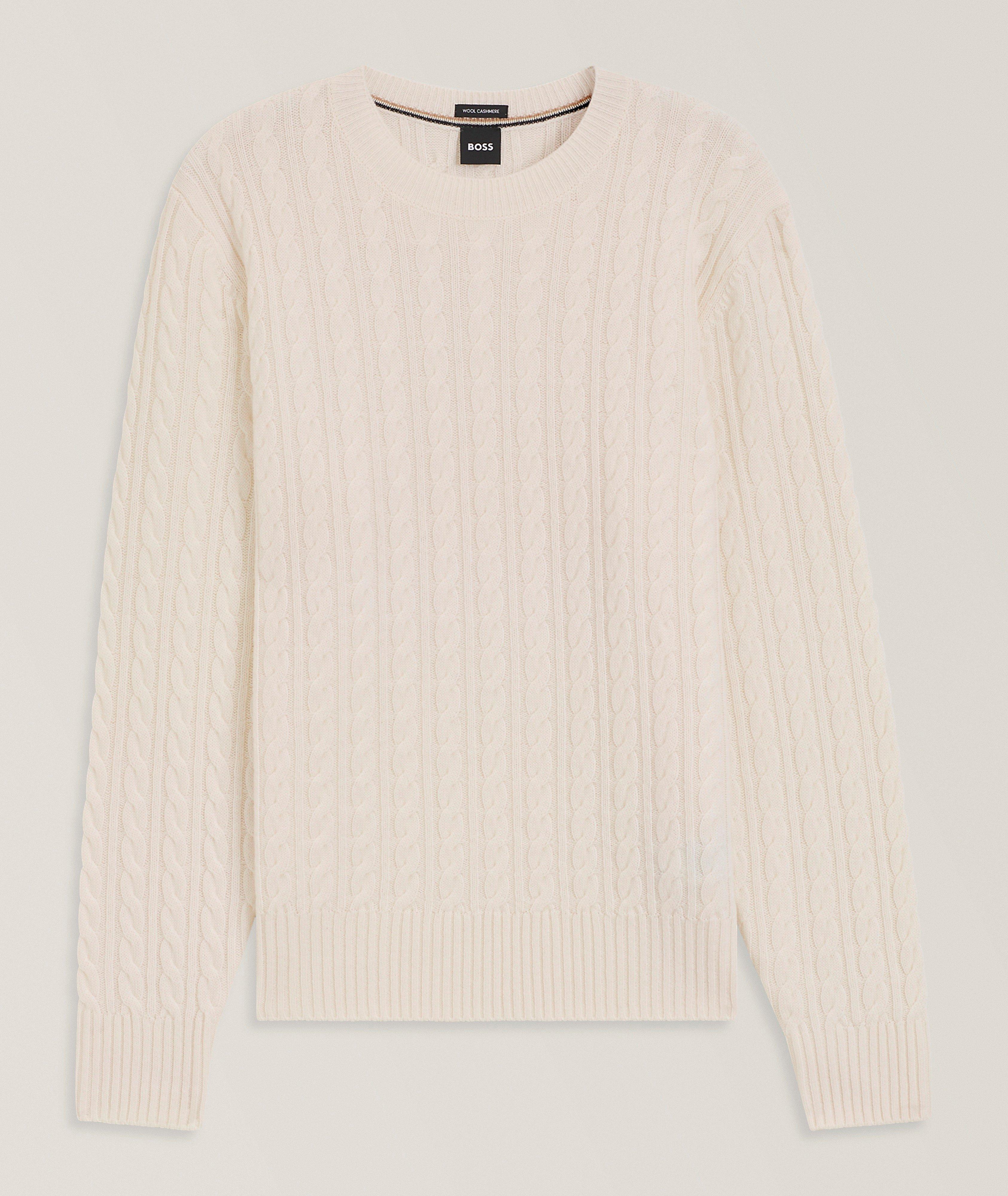 Furlan Cable Knit Wool-Cashmere Sweater image 0