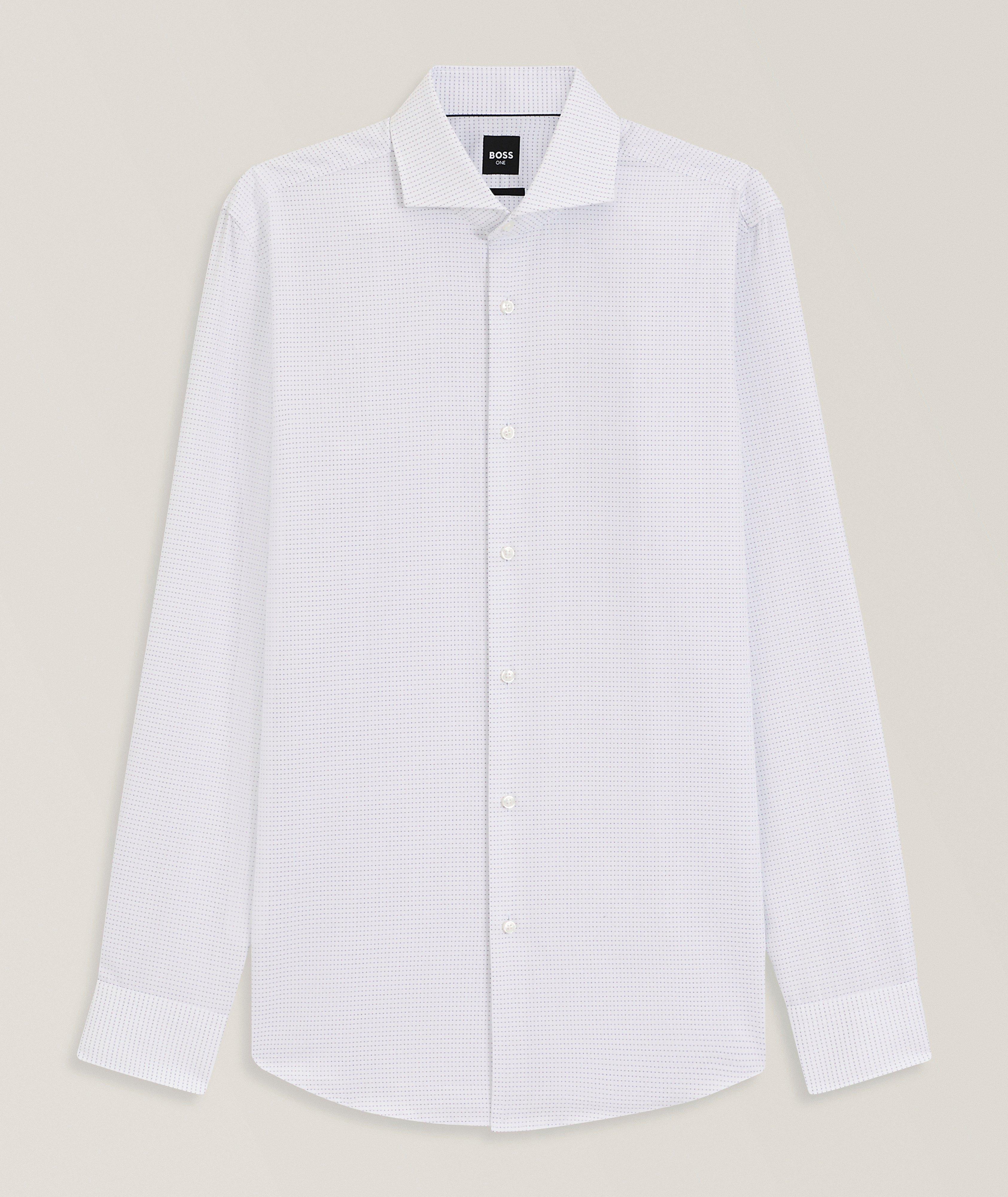 BOSS Slim-Fit Hank Cotton Dress Shirt