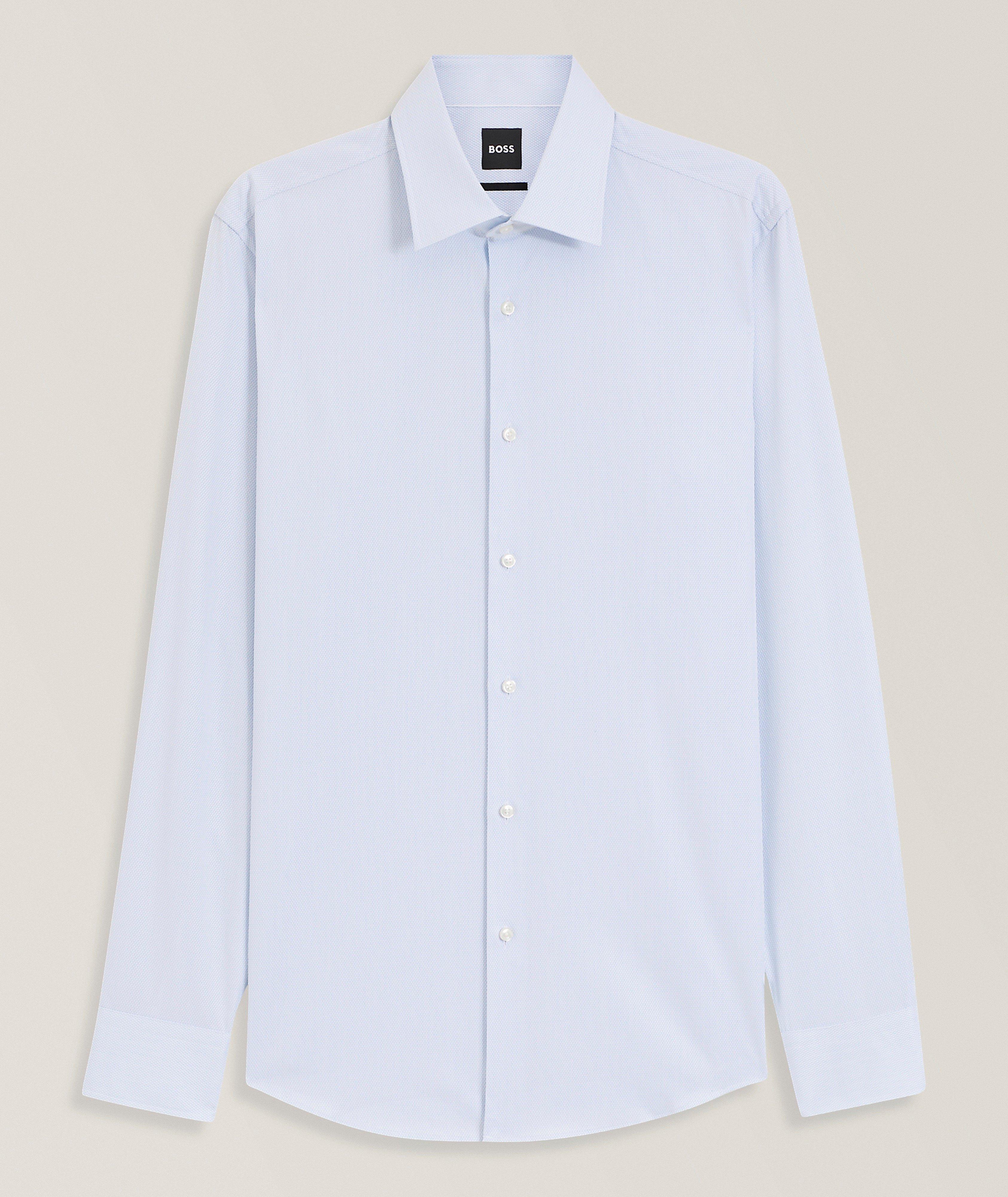 BOSS Chemise habillée coupe-ajustée Pepita Hank