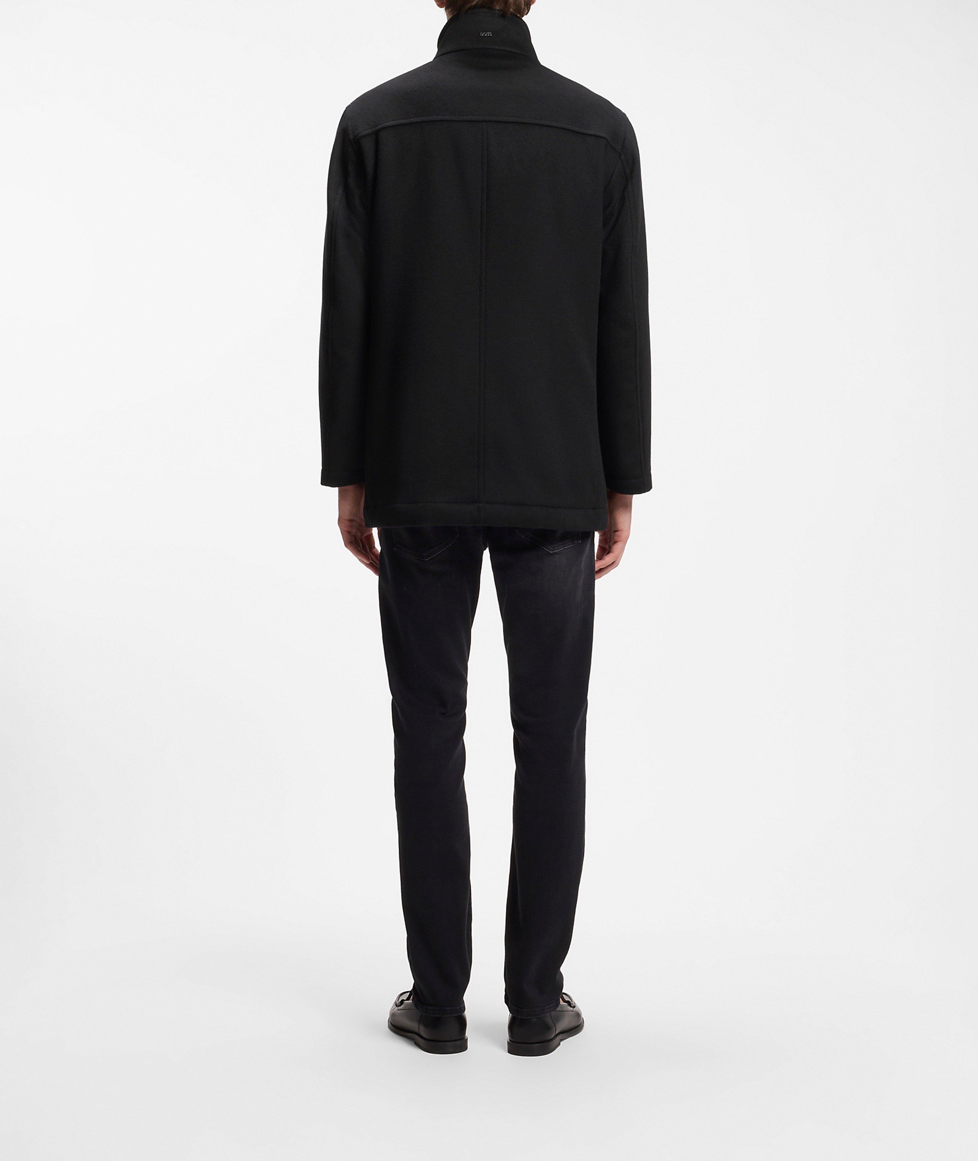 Coxtan Removable Bib Wool-Cashmere Coat image 2
