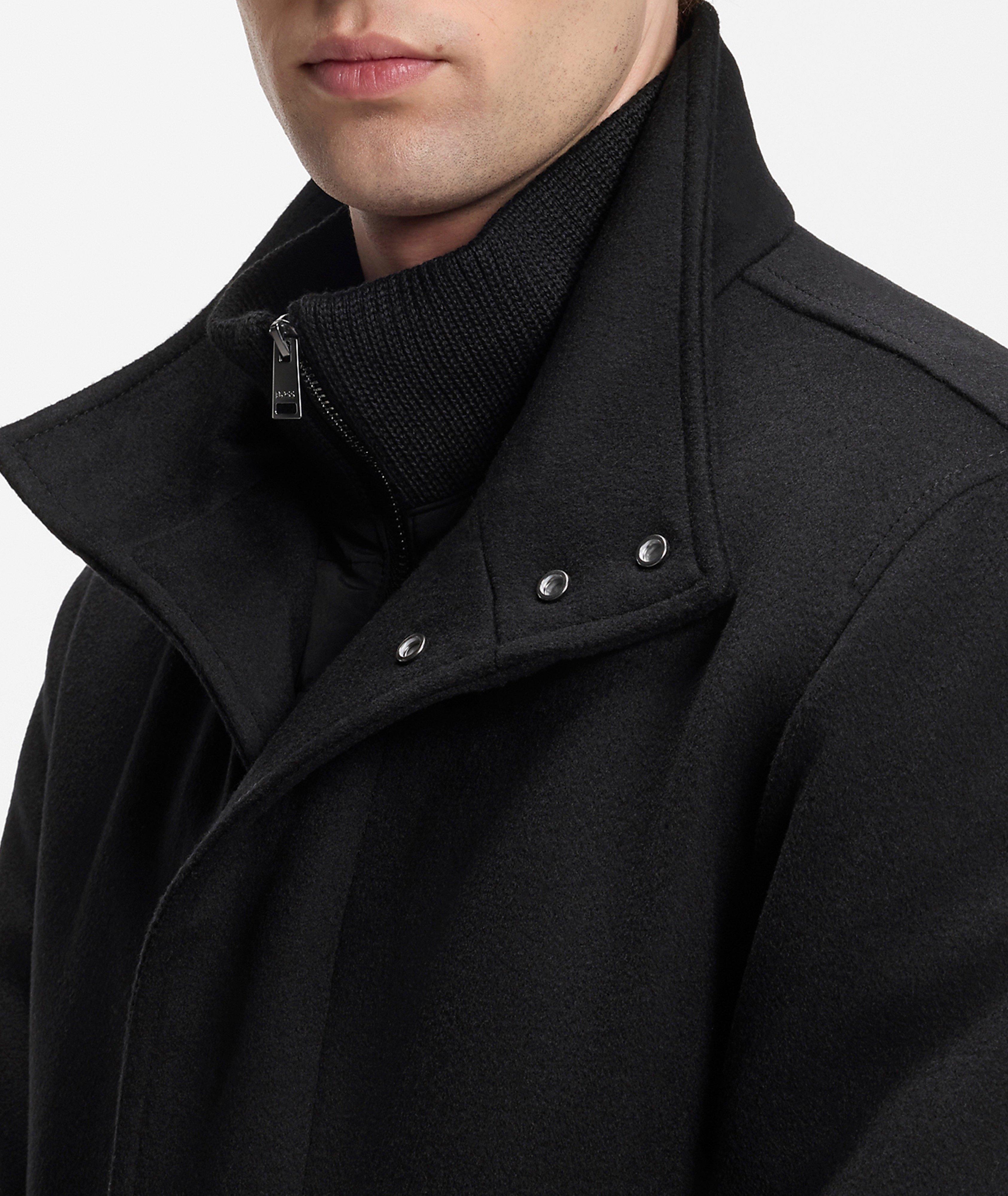 Coxtan Removable Bib Wool-Cashmere Coat image 3