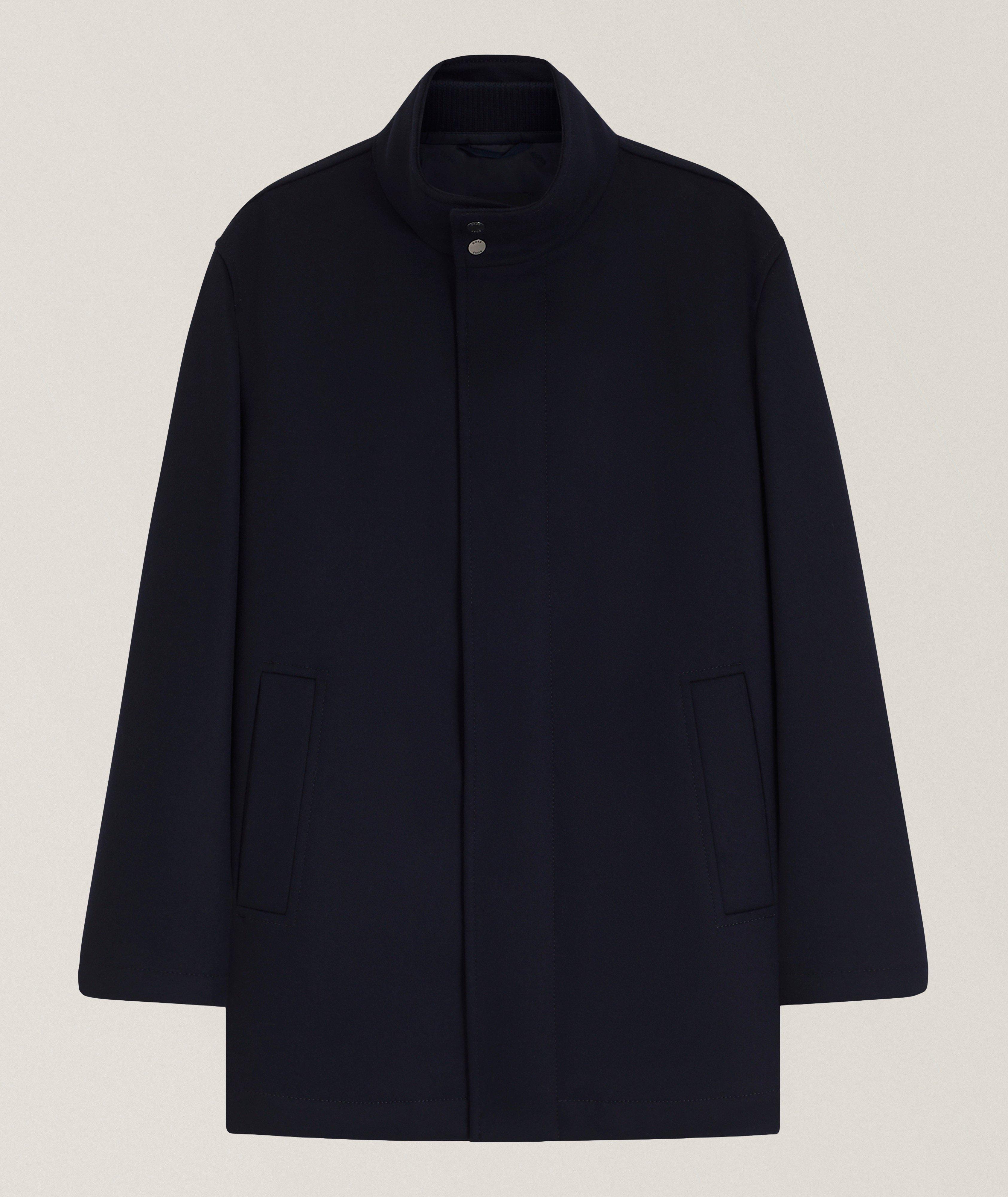 BOSS Coxtan Removable-Bib Wool-Cashmere Coat