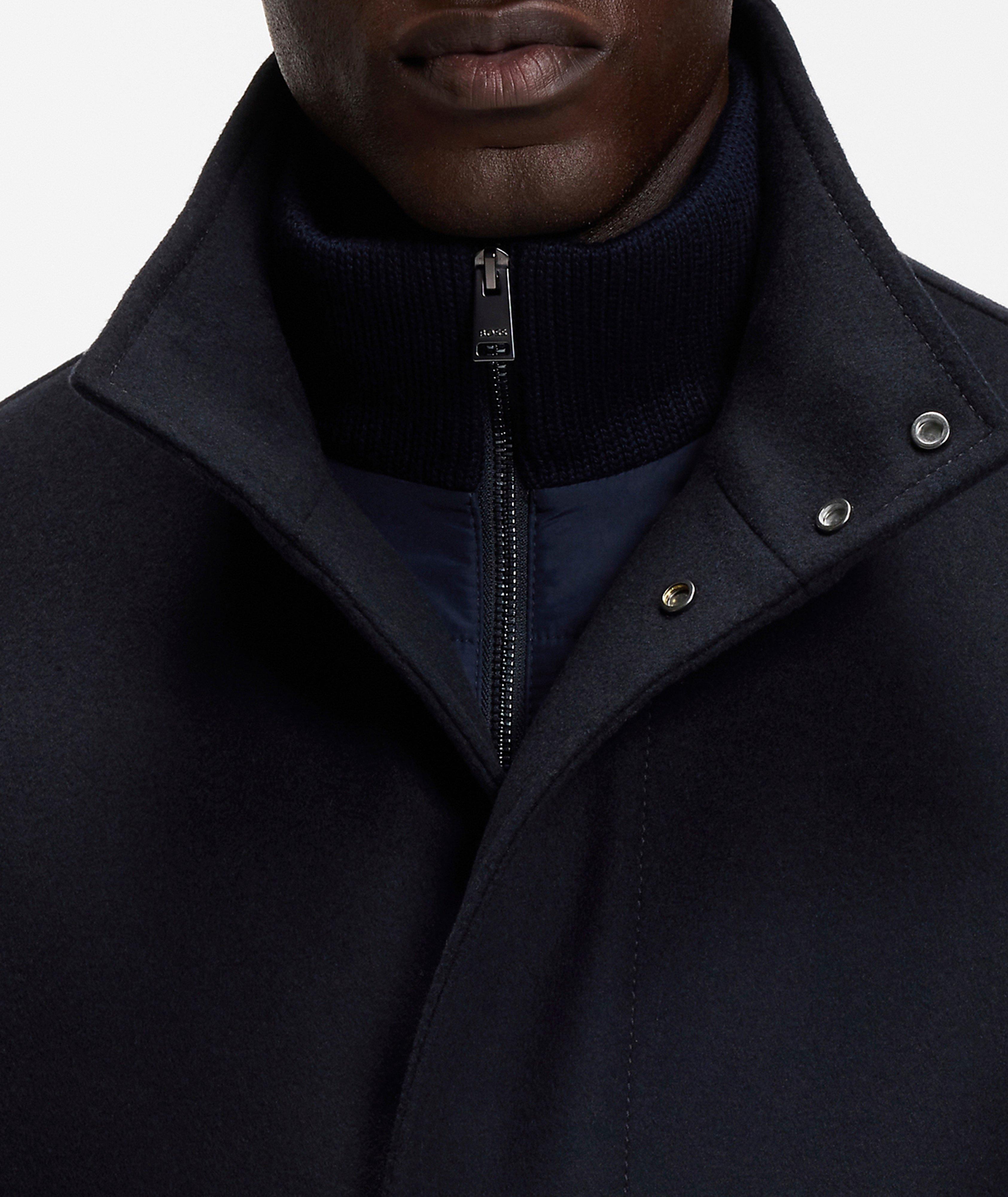Coxtan Removable-Bib Wool-Cashmere Coat image 3