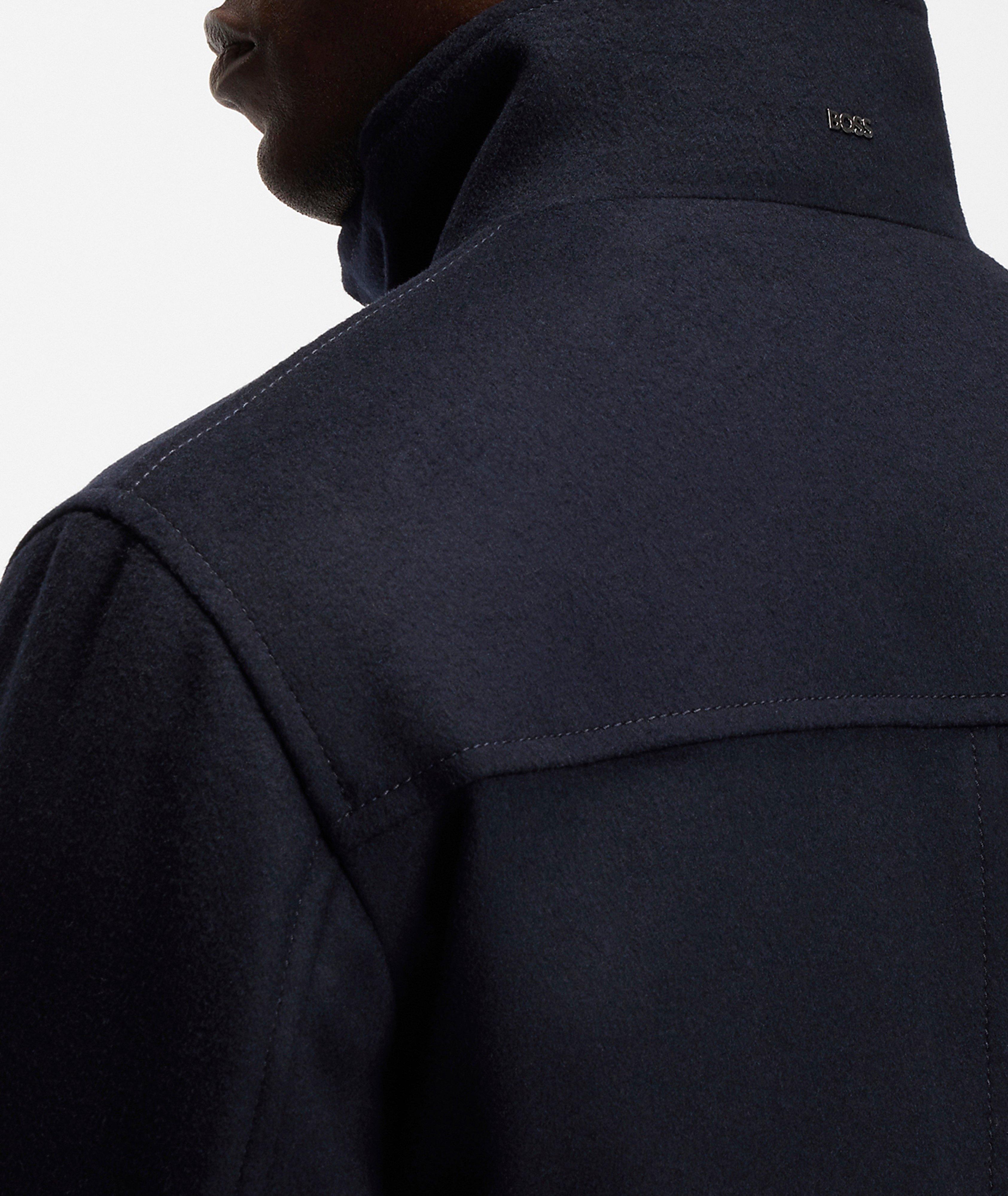 Coxtan Removable-Bib Wool-Cashmere Coat image 4