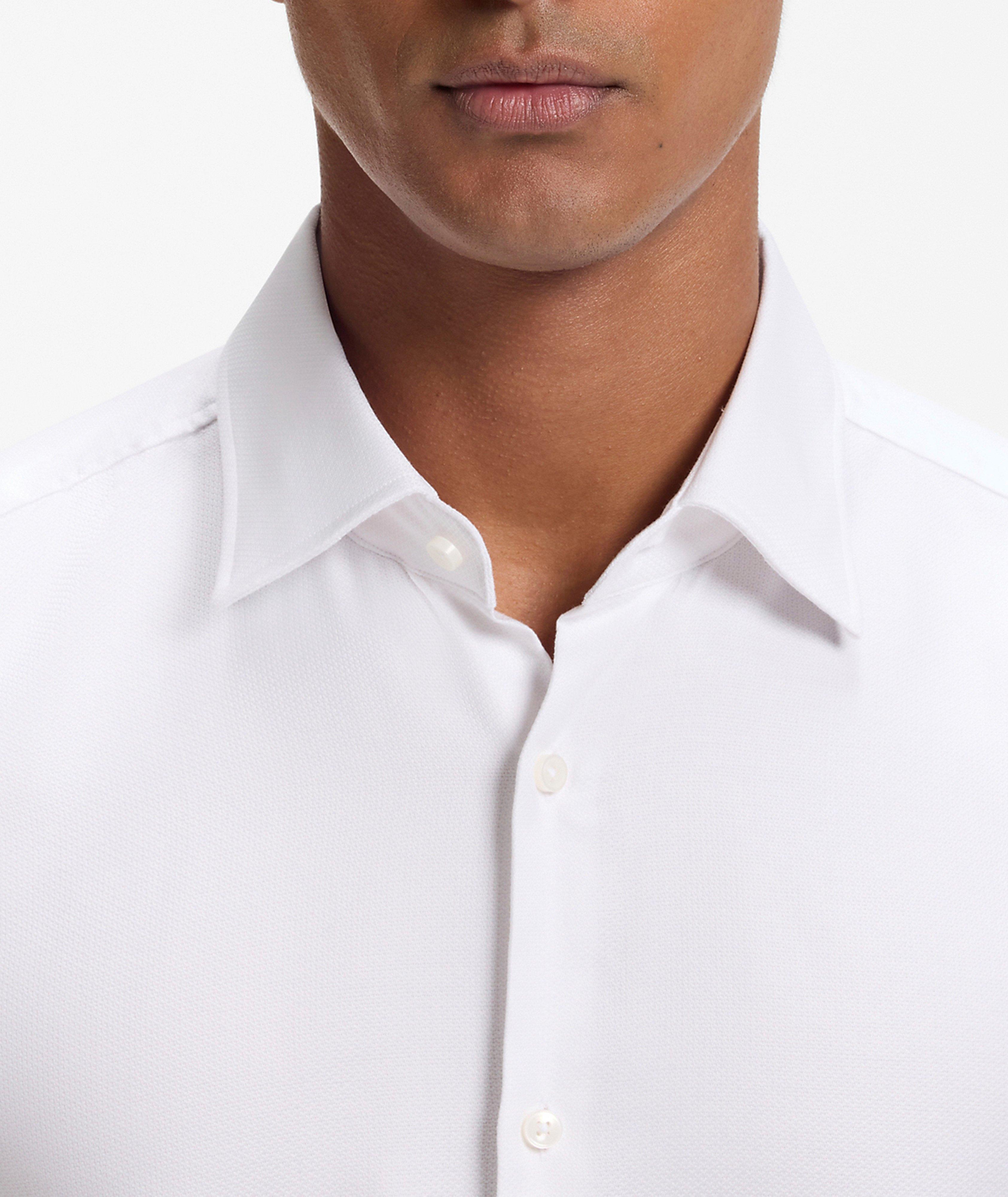 Slim-Fit Hank Cotton-Blend Dress Shirt image 3