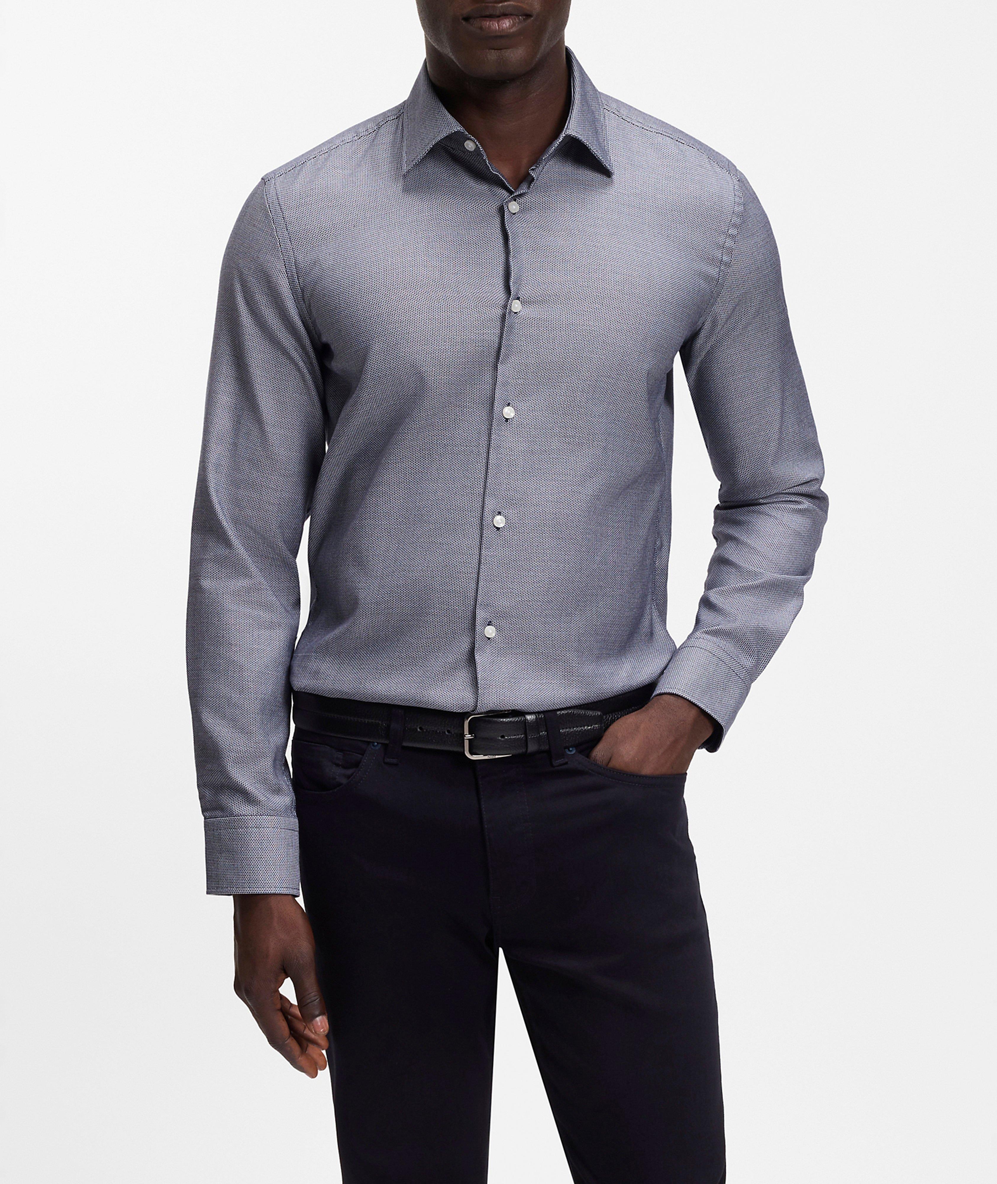 Slim-Fit Hank Cotton-Blend Dress Shirt image 1