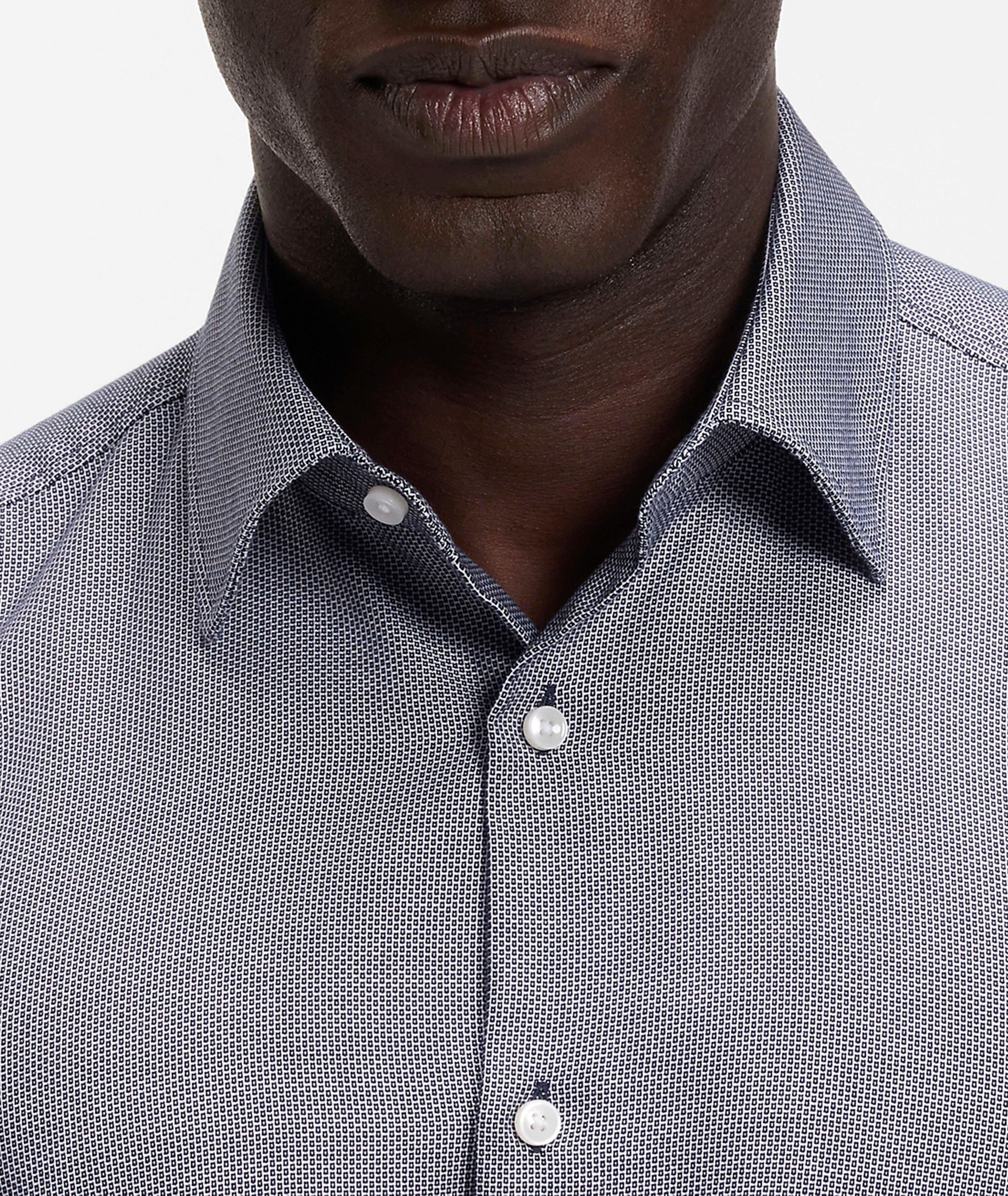 Slim-Fit Hank Cotton-Blend Dress Shirt image 3