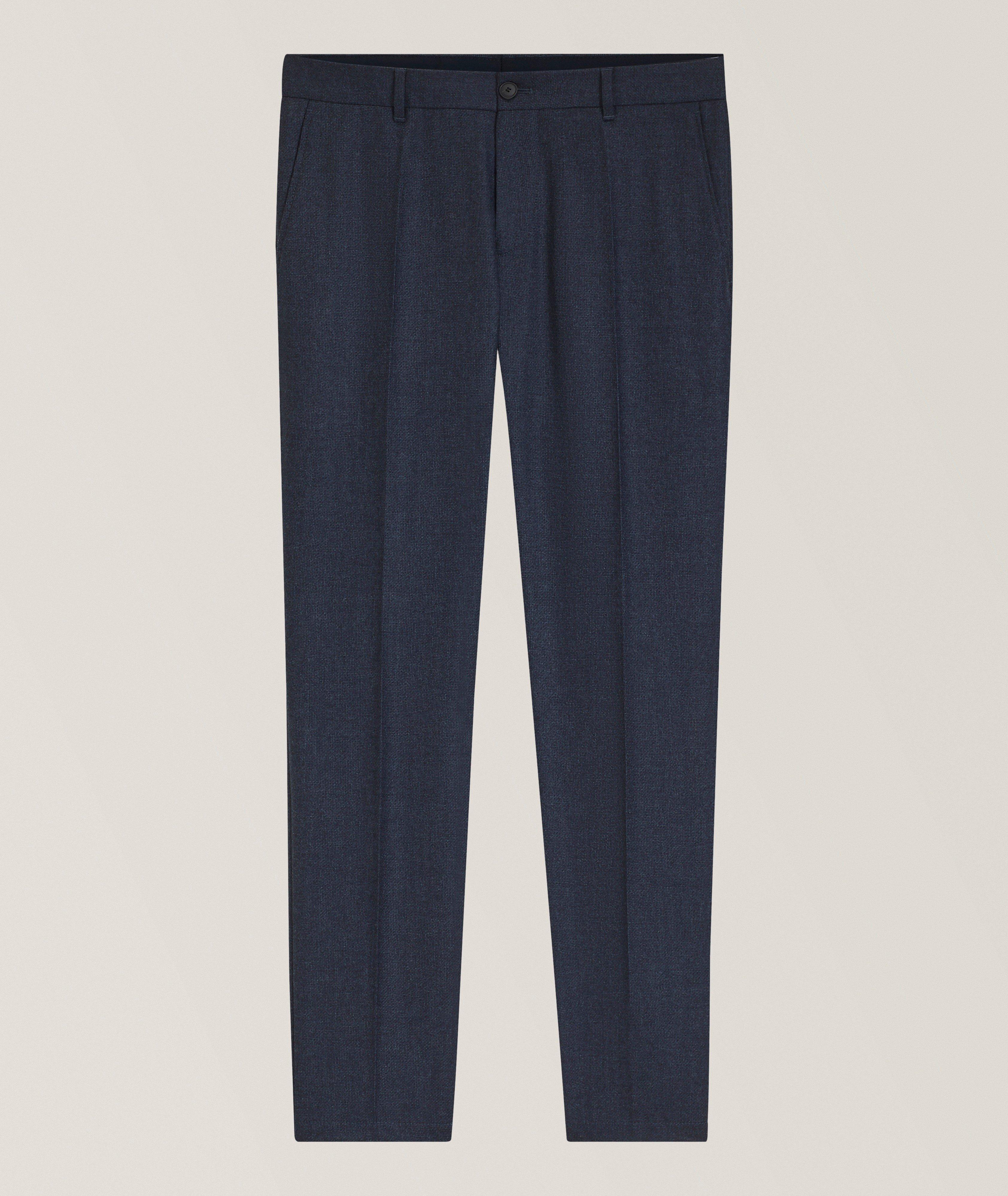 BOSS Slim-Fit Genius Wool Dress Pants