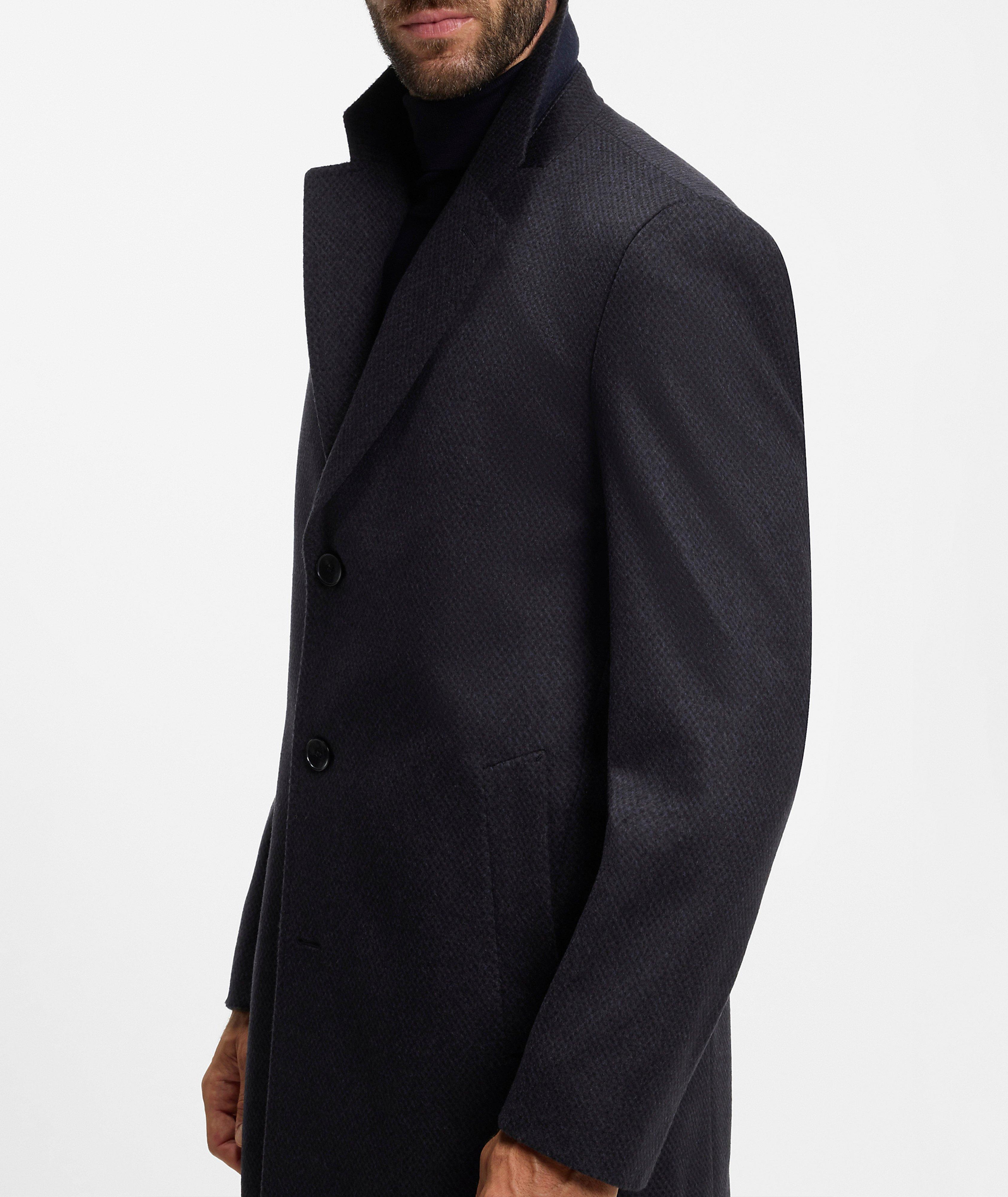 Hyde Bib Wool-Cashmere Coat  image 4