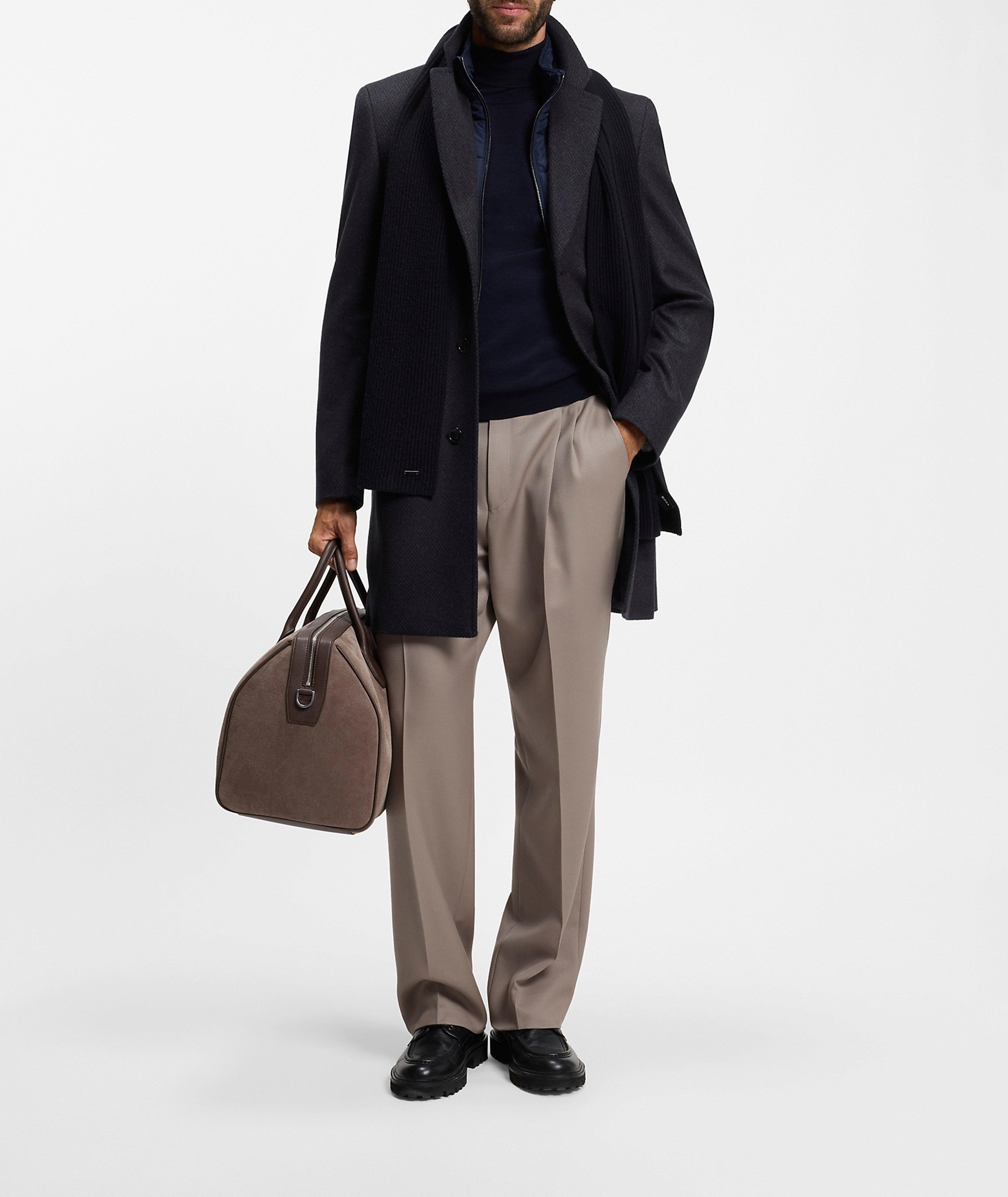 Hyde Bib Wool-Cashmere Coat  image 5