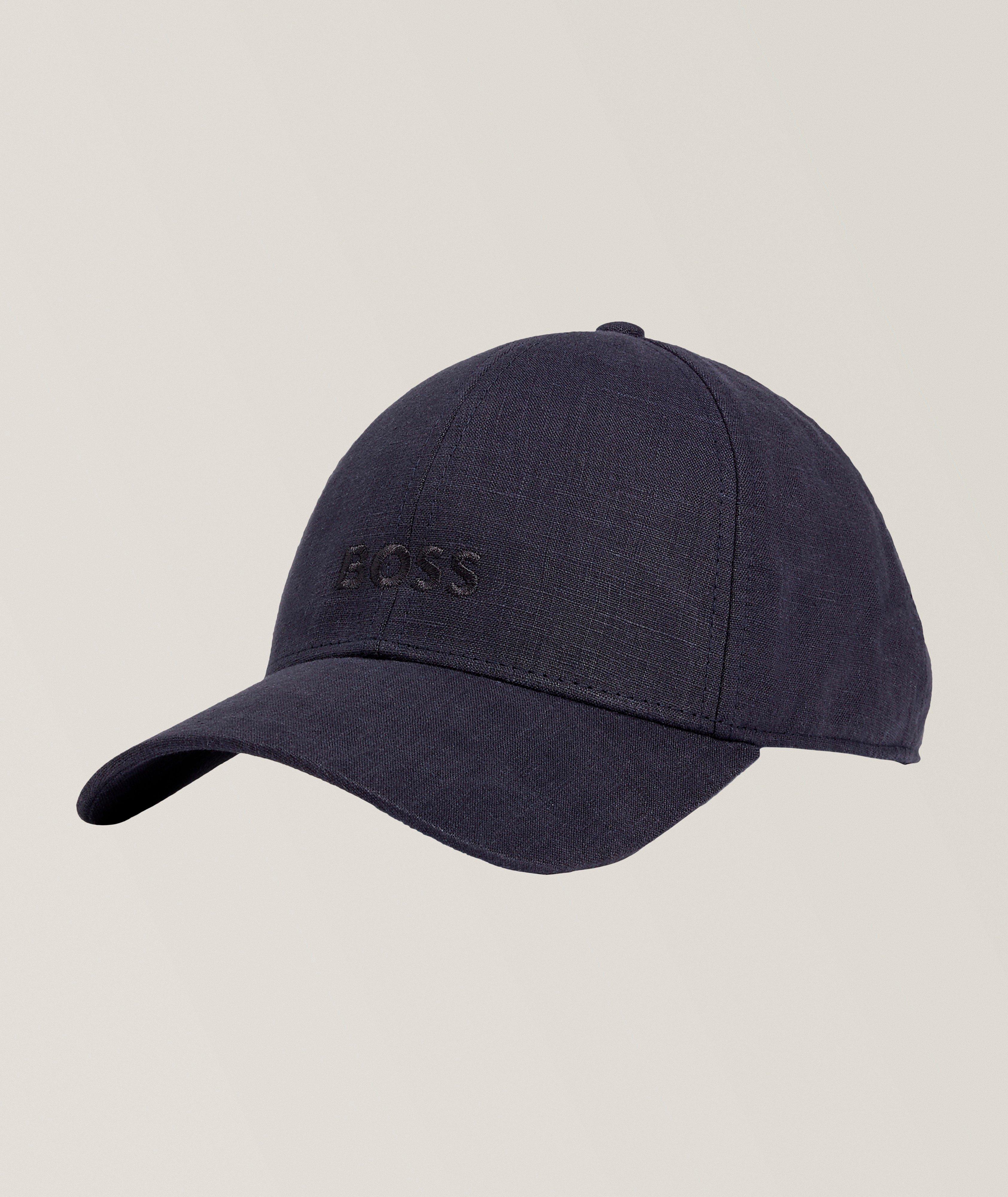 BOSS Zed Linen Baseball Cap 