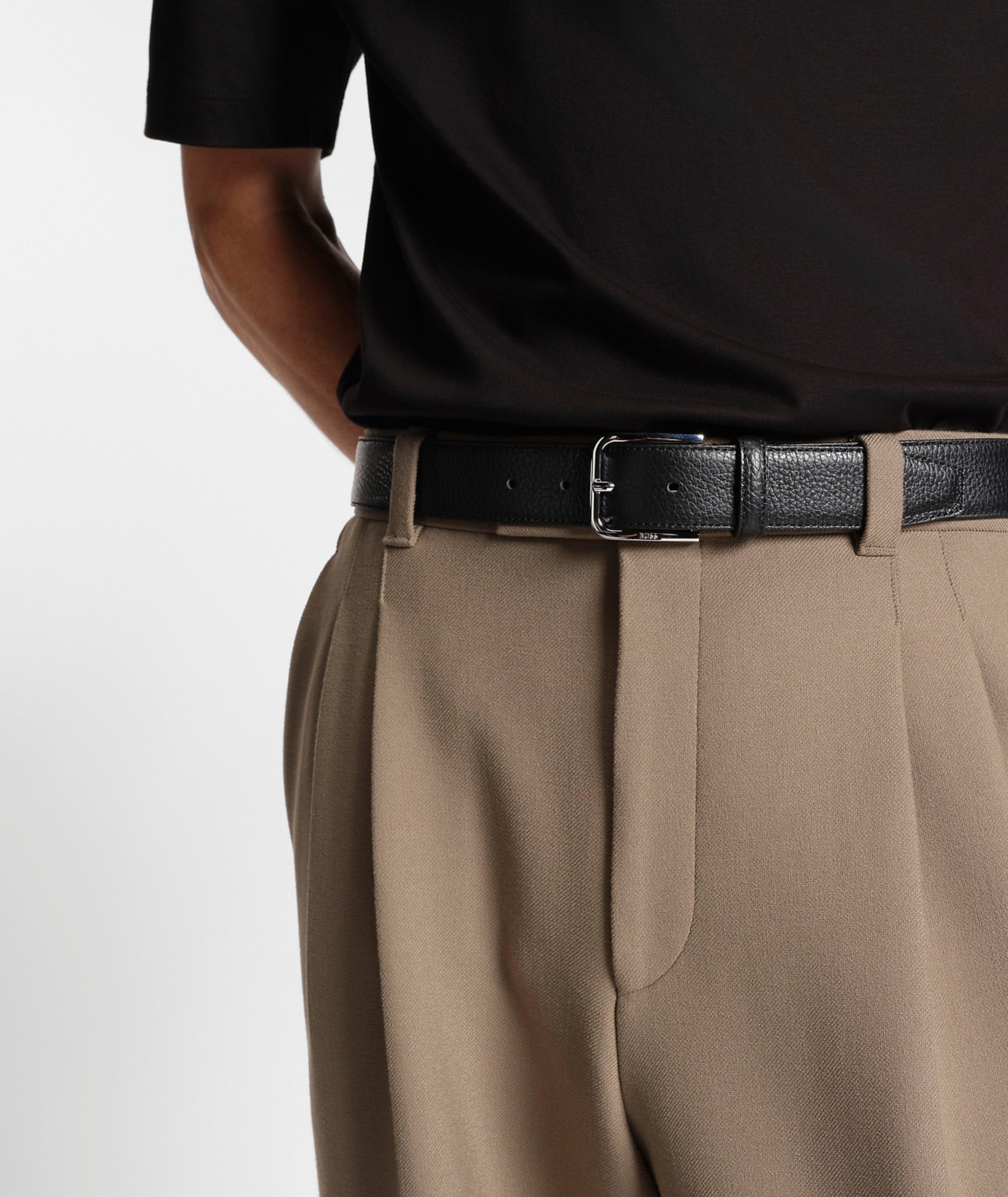 Madison Grained Leather Belt  image 3