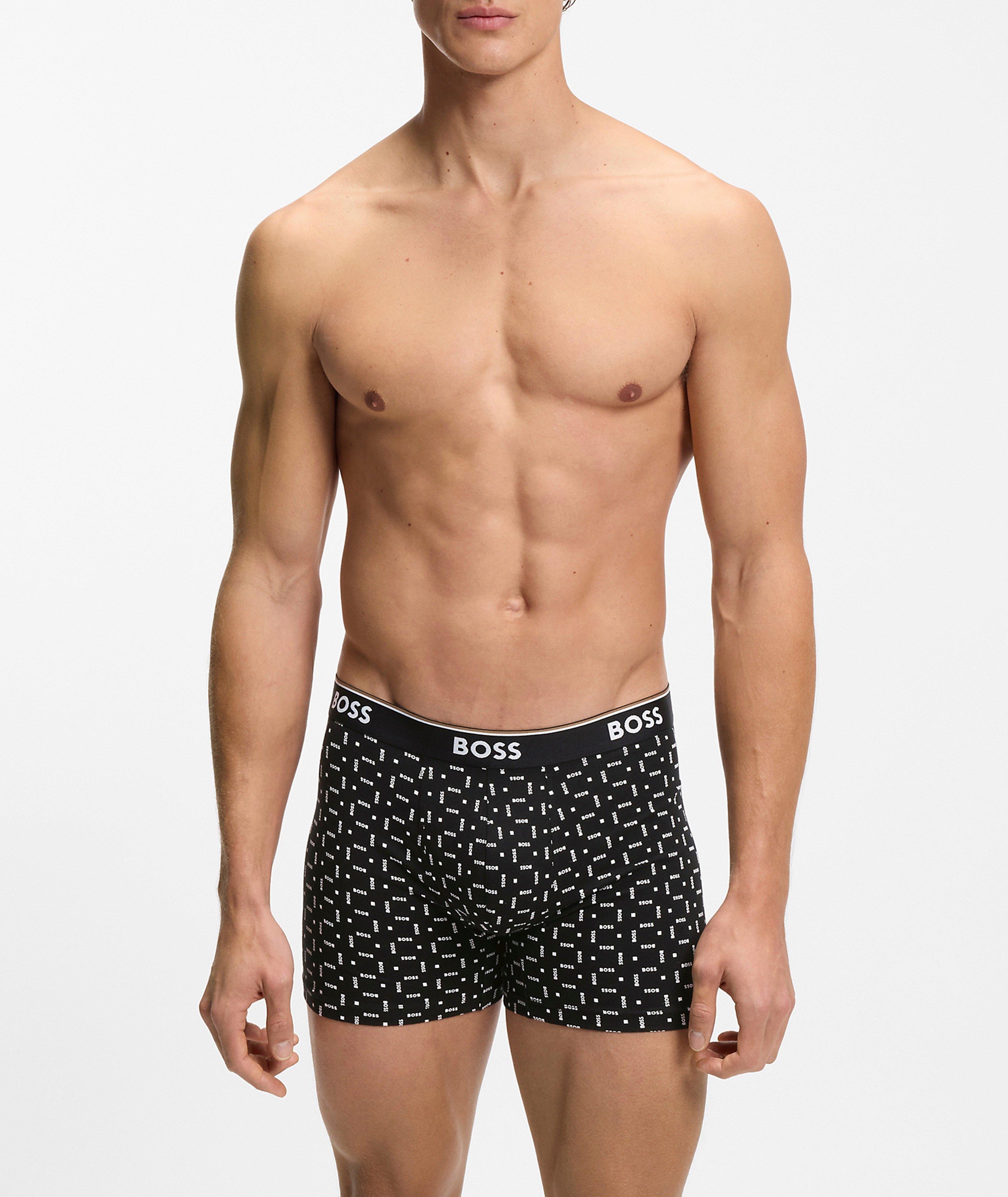 Three-Pack Logo-Print Boxer Briefs image 3