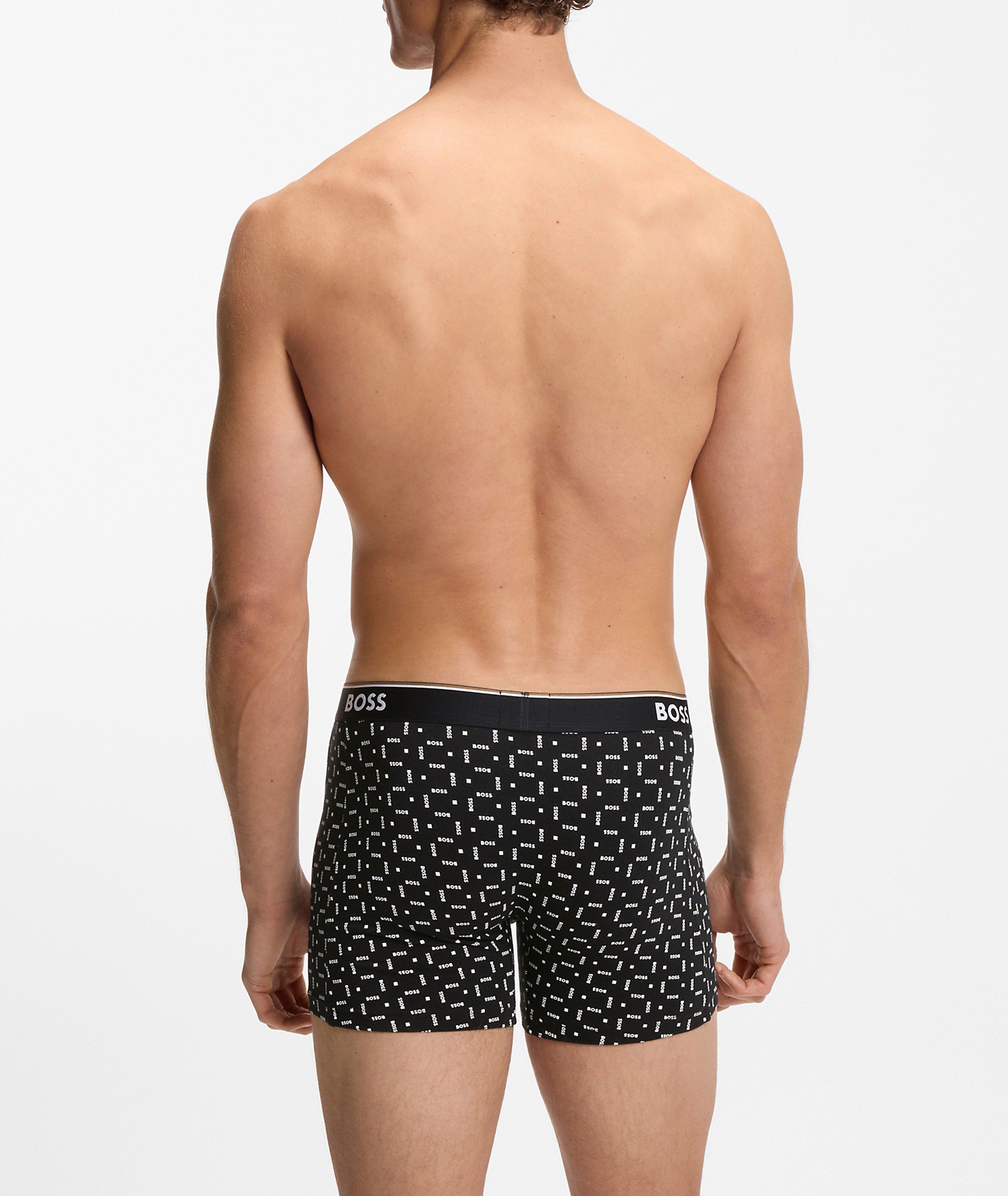 Three-Pack Logo-Print Boxer Briefs image 4