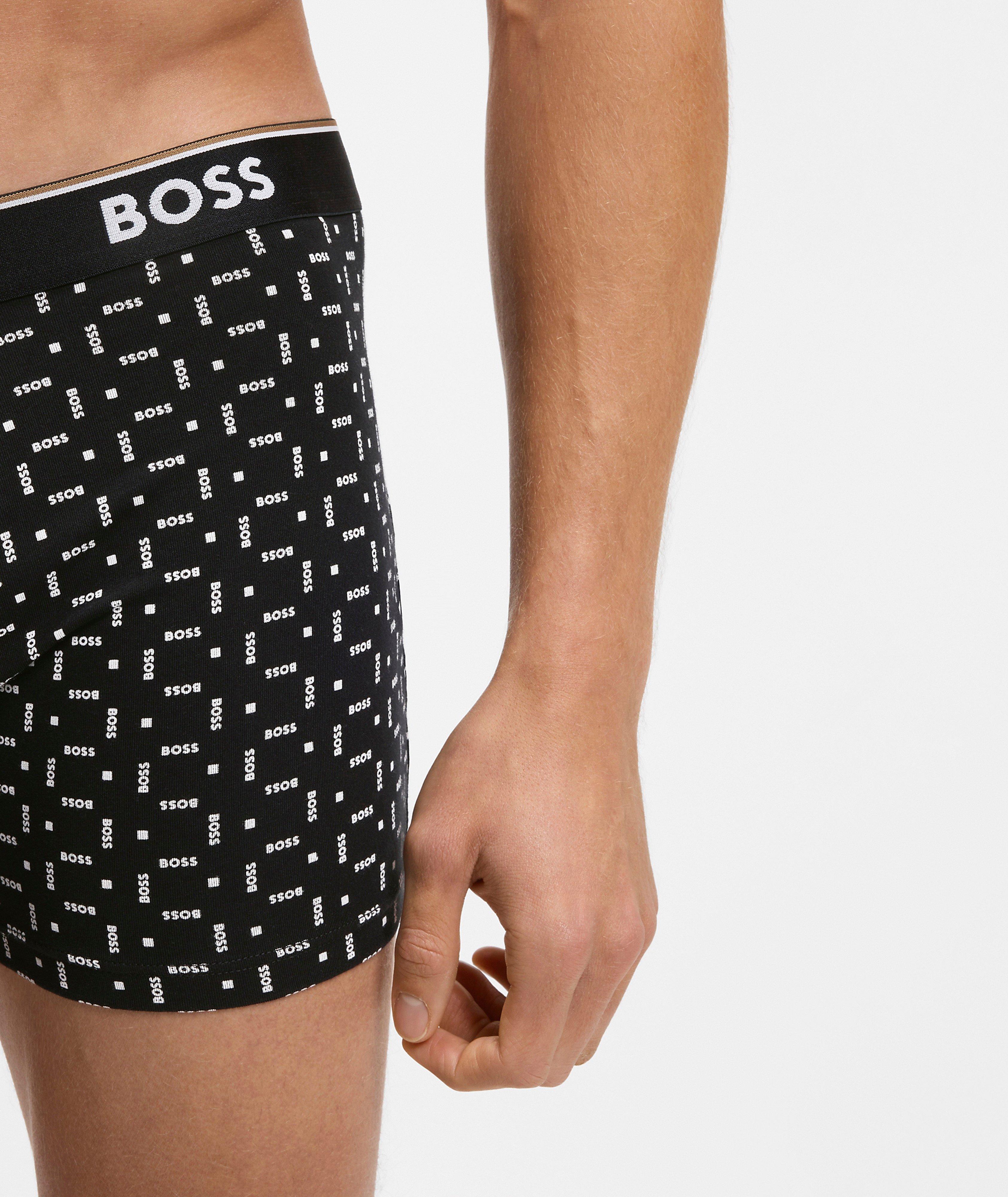 Three-Pack Logo-Print Boxer Briefs image 5