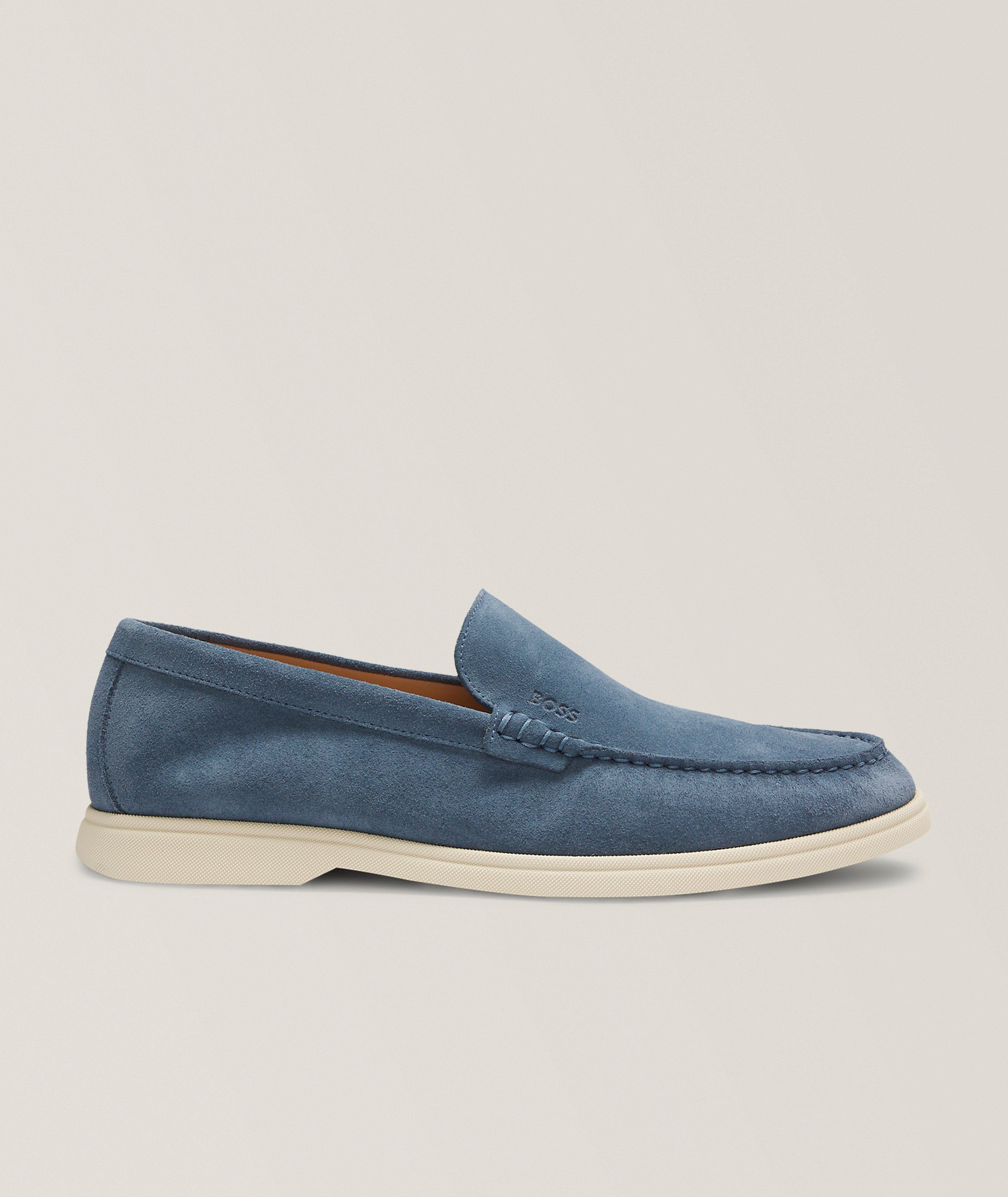 BOSS Sienne Suede Loafers 