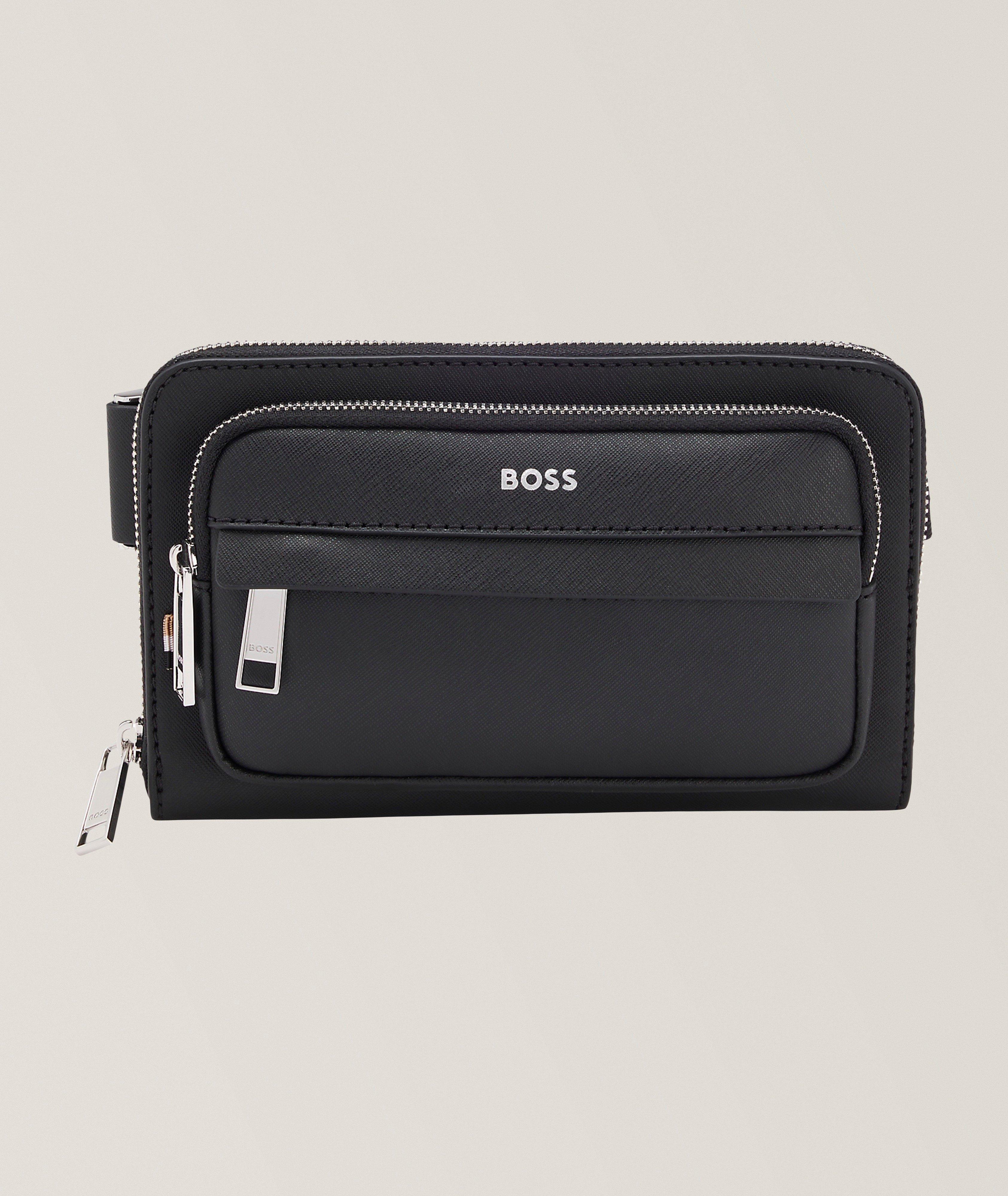 Zair Logo Leather Crossbody Bag  image 0