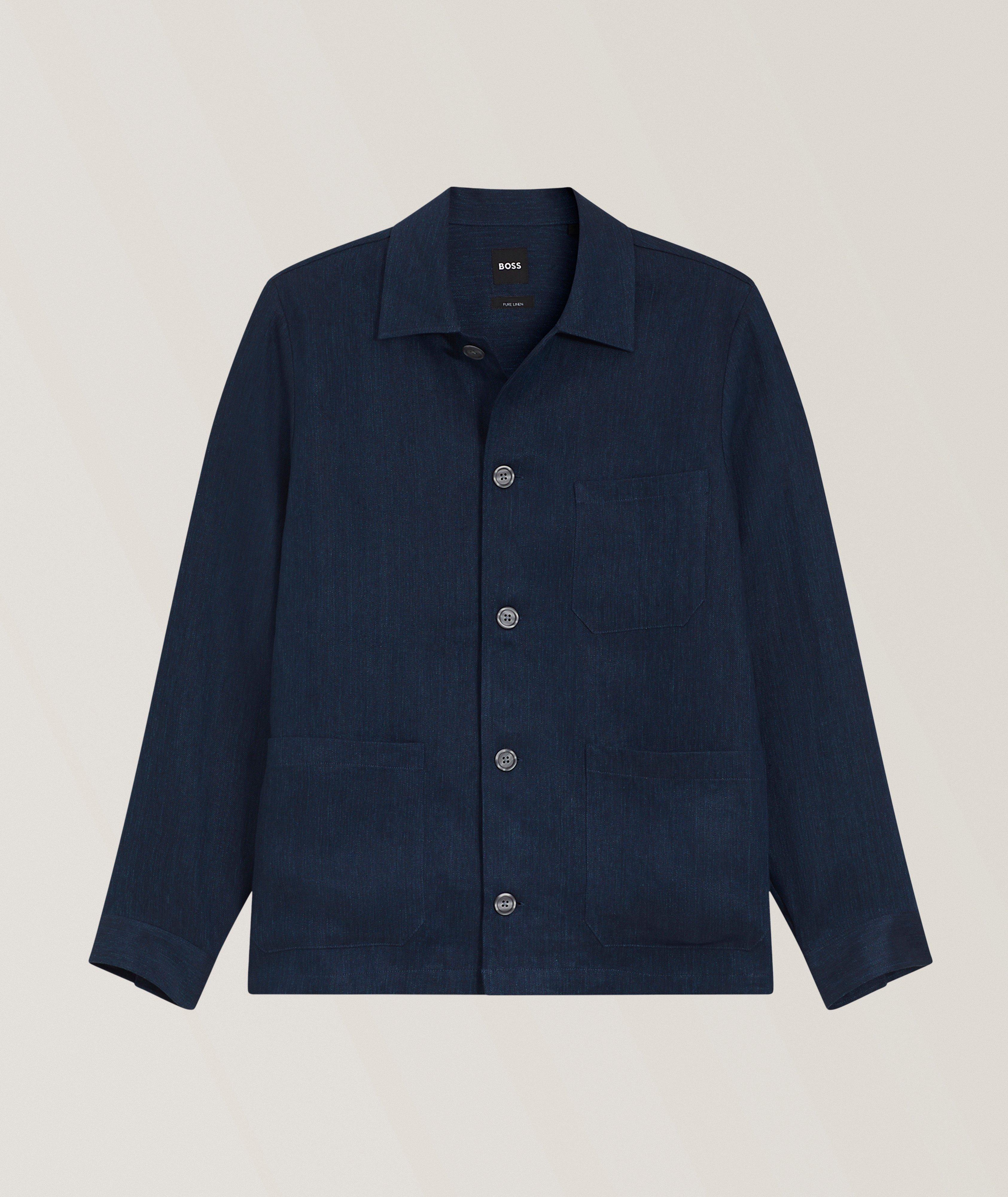 BOSS Cai Linen Overshirt 